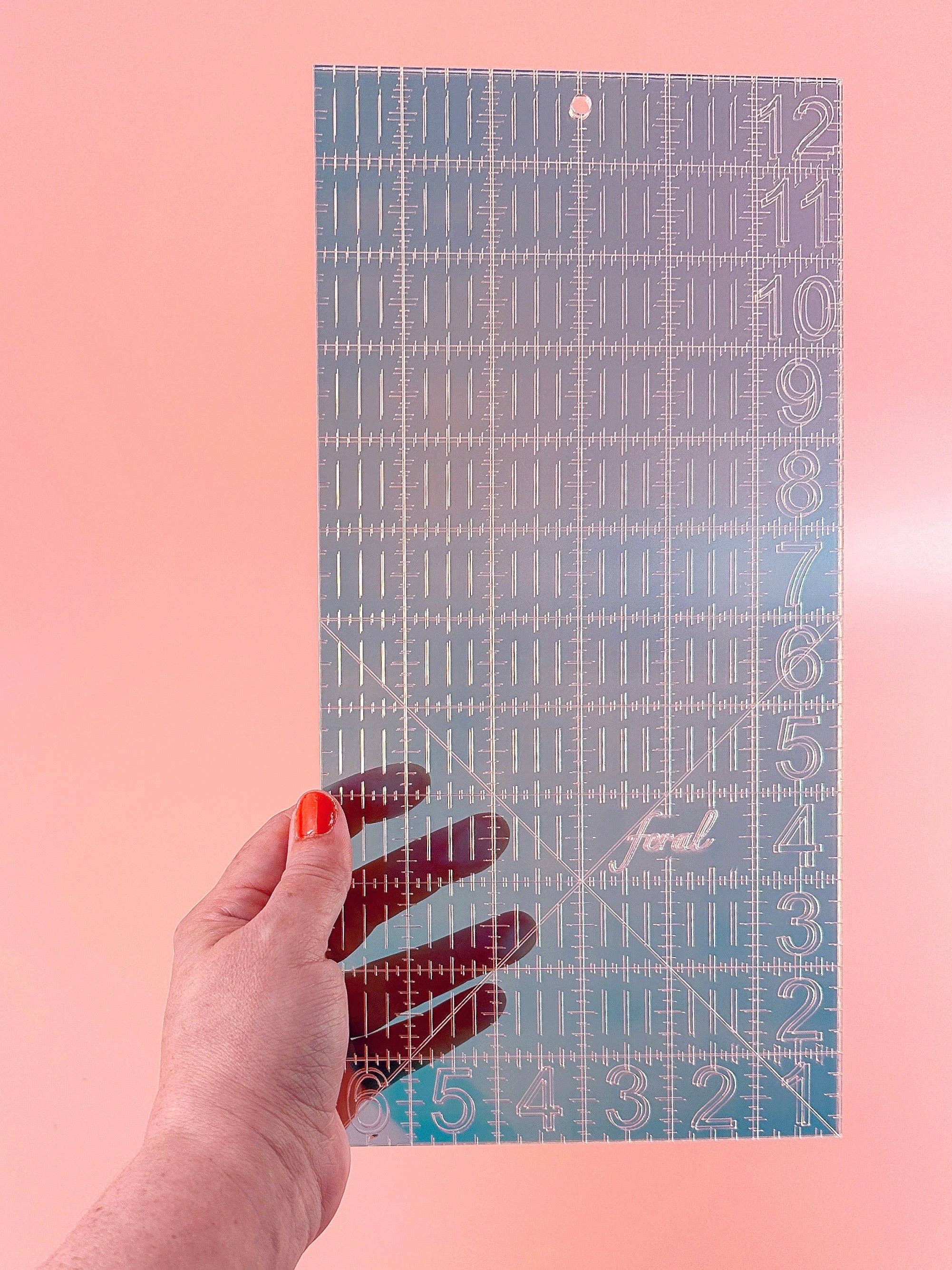 6” x 12” Quilting Ruler