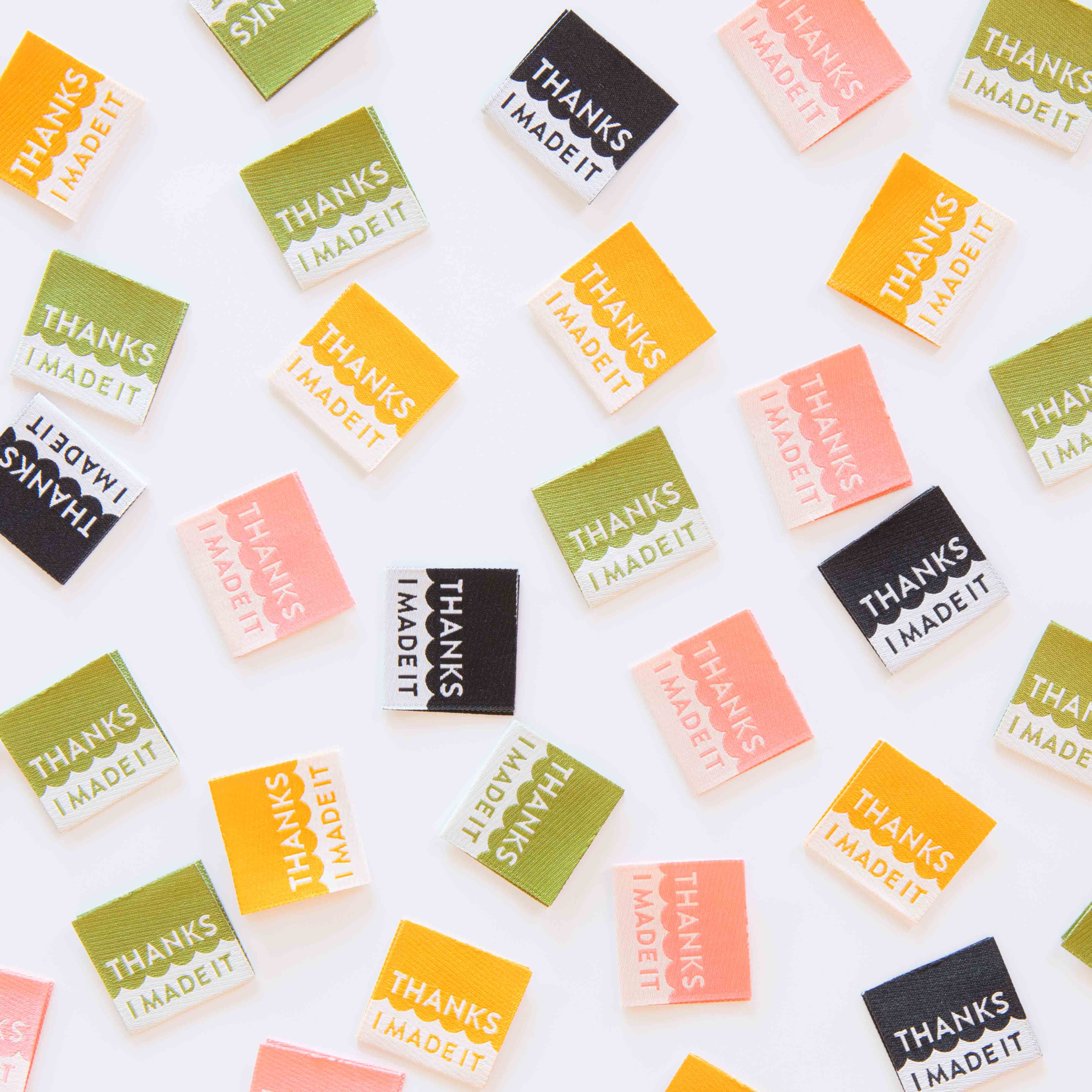 Thanks I Made It Multipack Woven Labels
