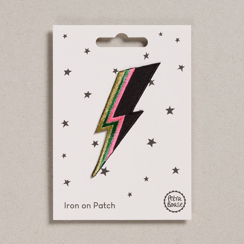 Bolt  Iron-On Embroidered Patch