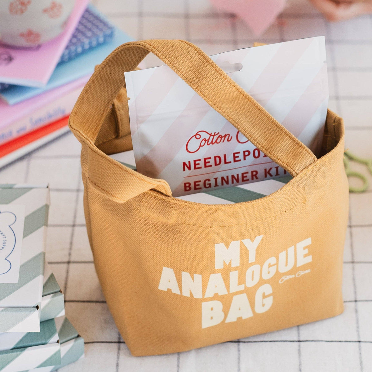 Cotton Clara Craft Kits & Supplies - My Analogue Bag Mini Project Bag