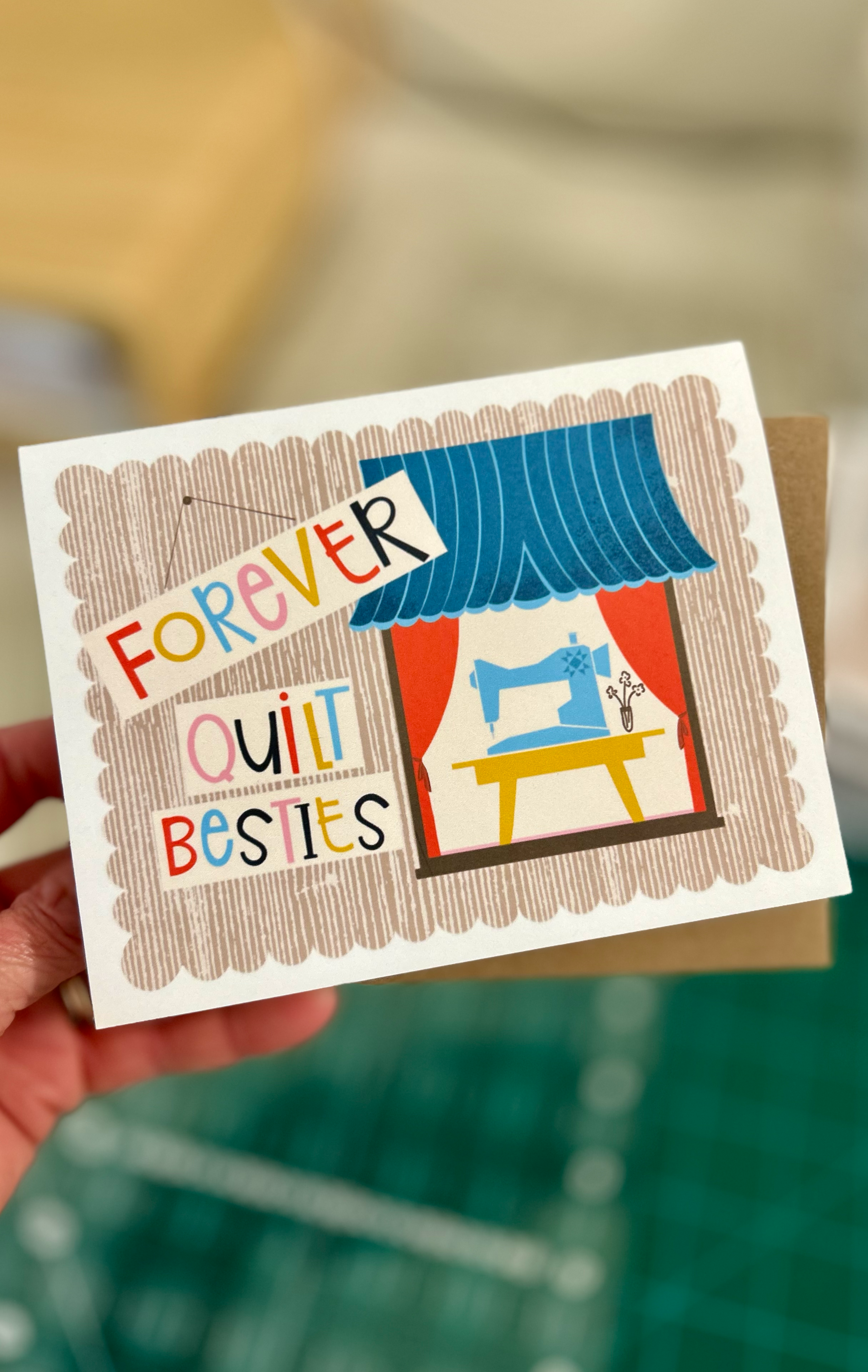Forever Quilt Besties - Greeting Card