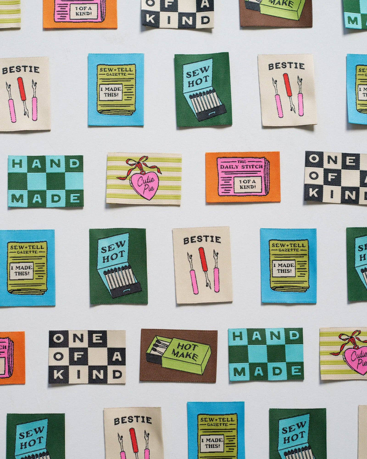 Matchy Matchy Sewing Club - Bestie Seam Ripper Large Garment Labels