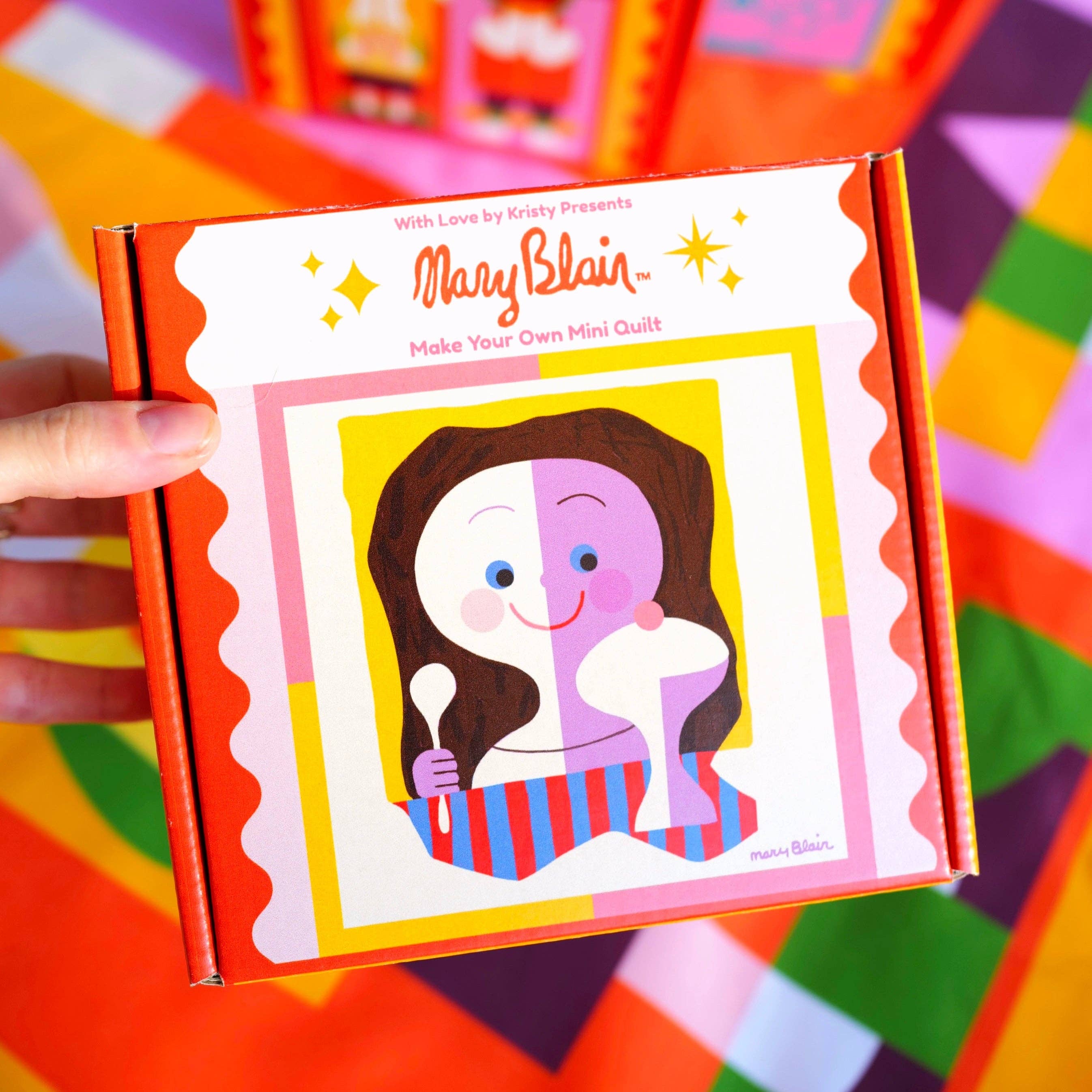 With Love by Kristy - Mary Blair™ Ice Cream Girl Mini Quilt Kit