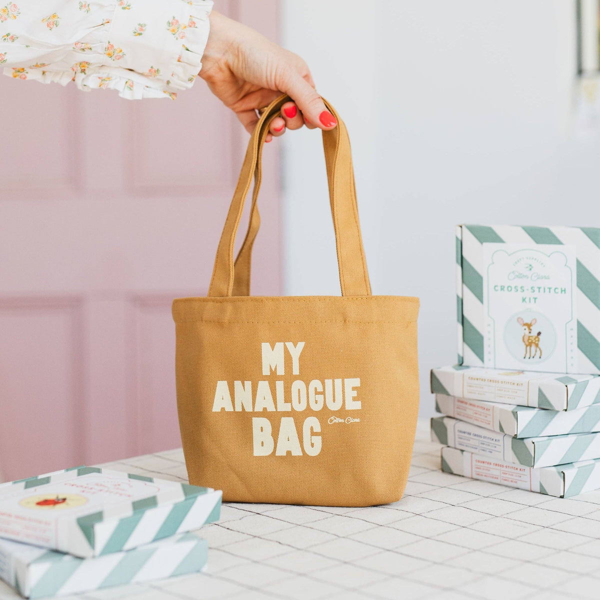 Cotton Clara Craft Kits & Supplies - My Analogue Bag Mini Project Bag