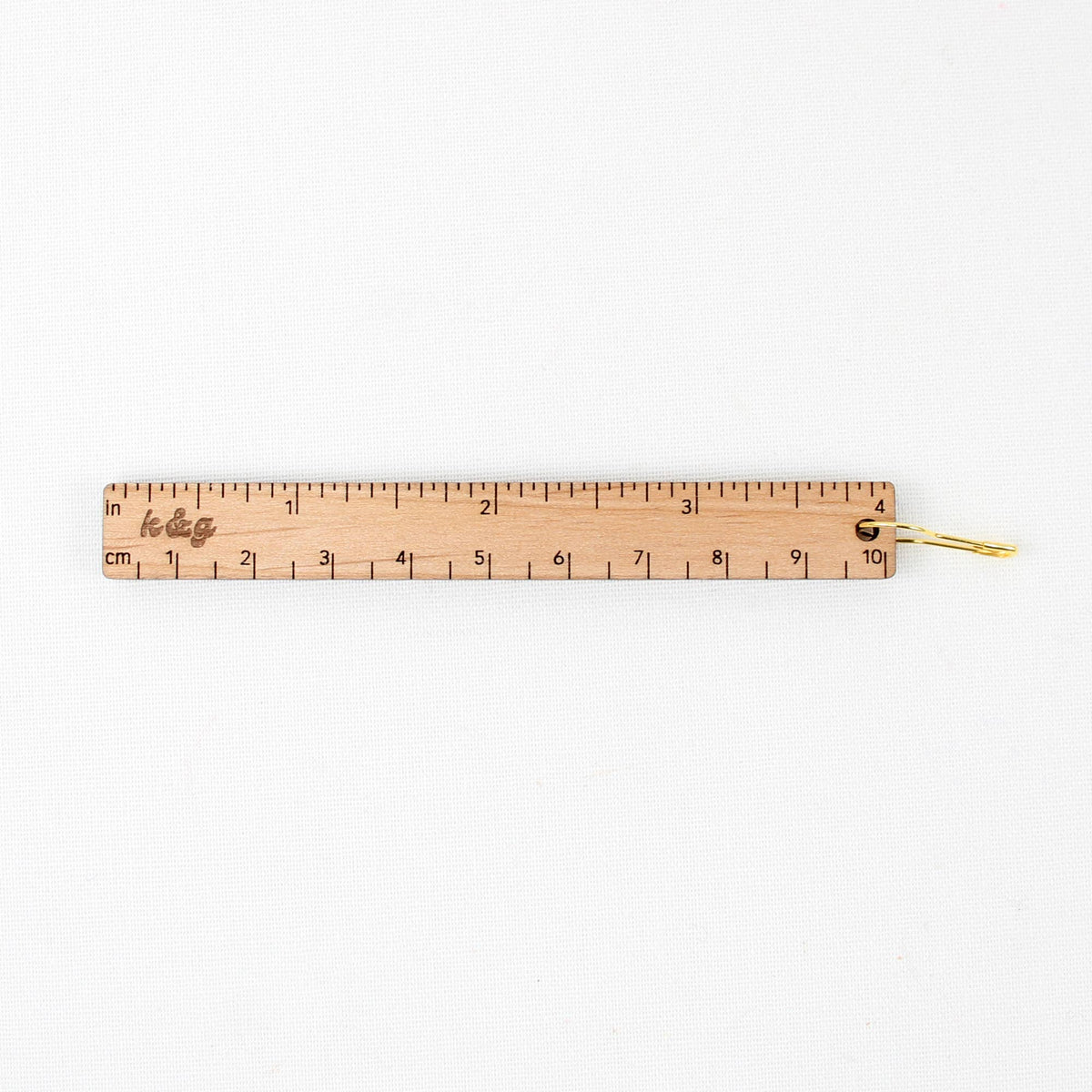 Knit & Gather - Upcycled 4" Clip Ruler