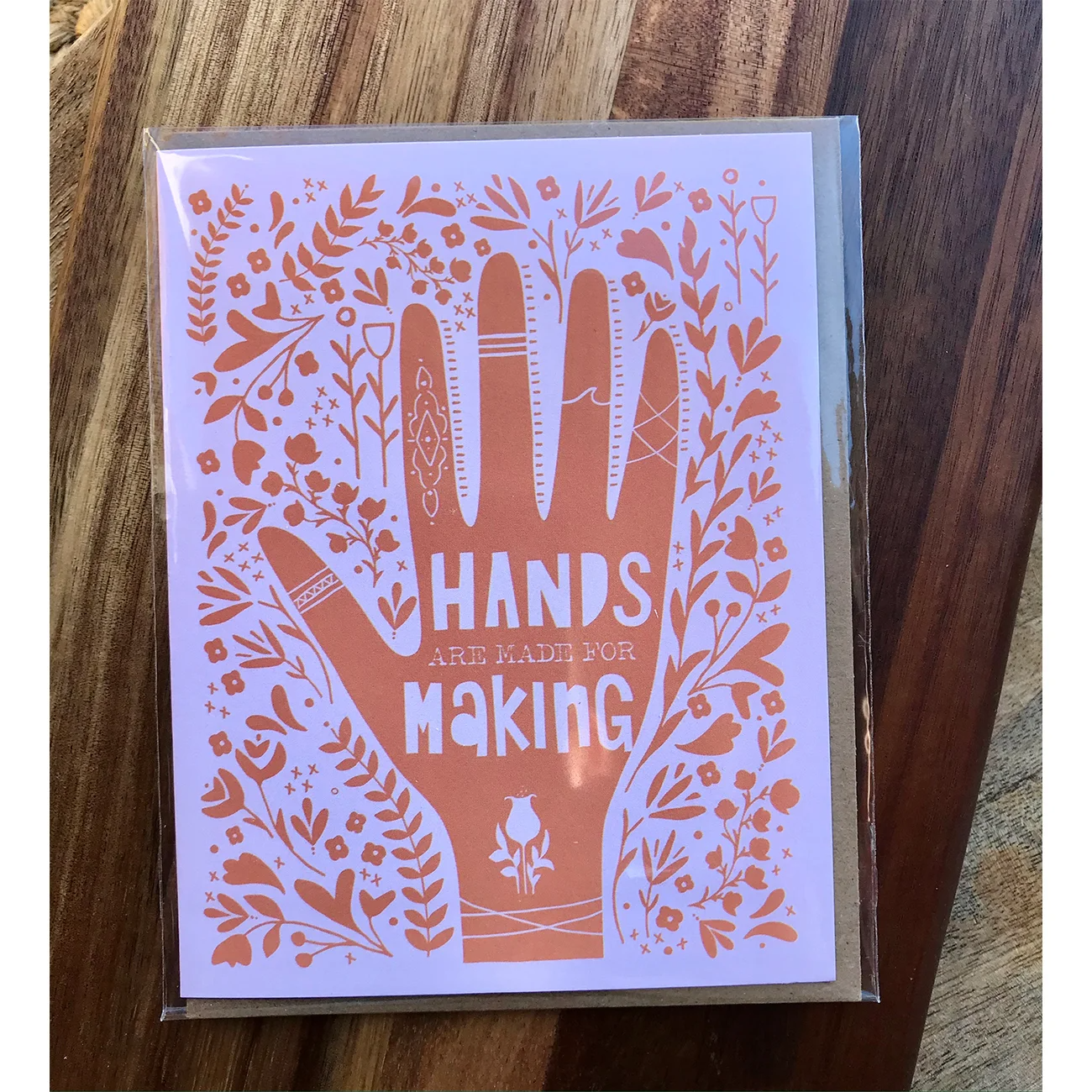 Hands are Made for Making - Greeting Card