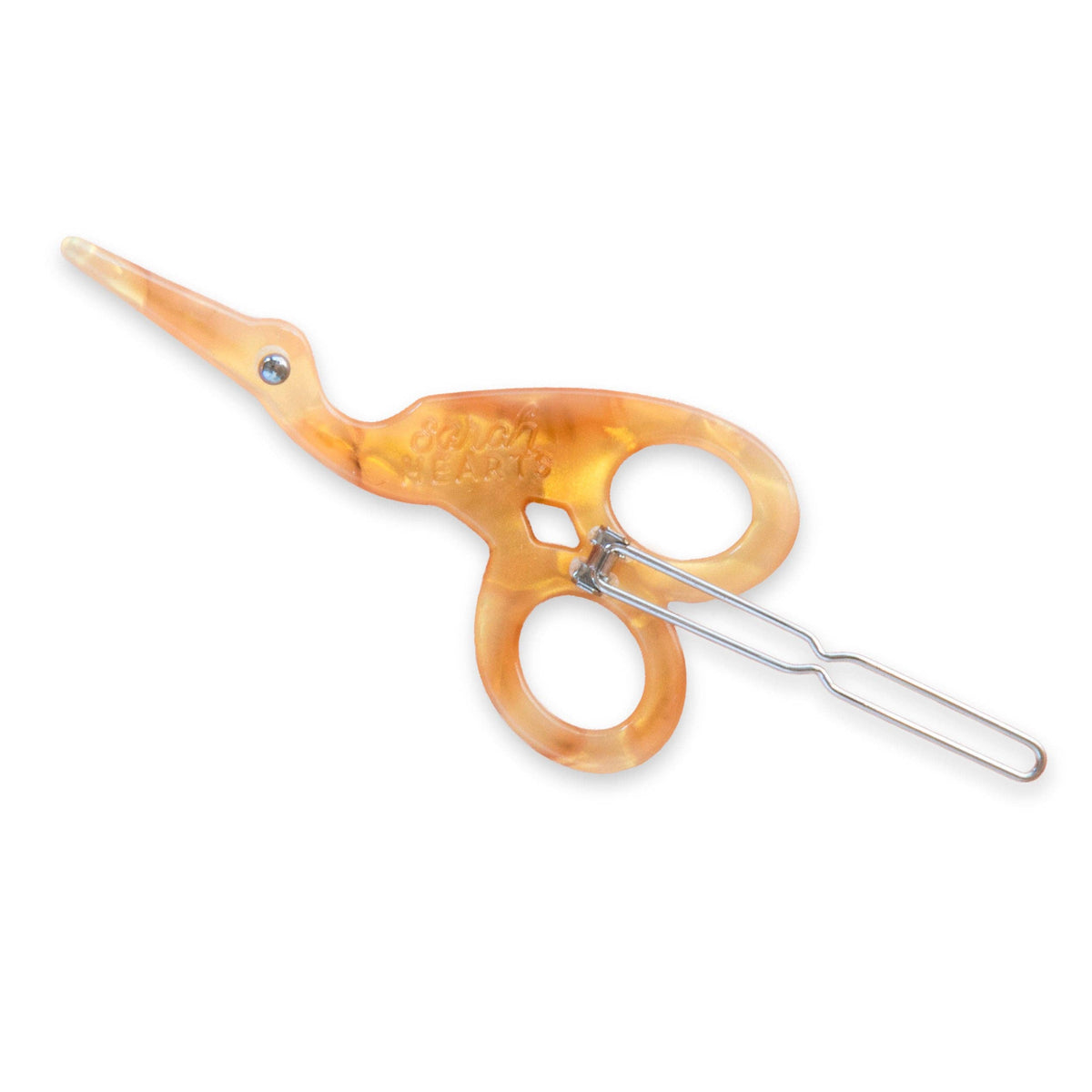 Sarah Hearts - Stork Scissors Hair Clip