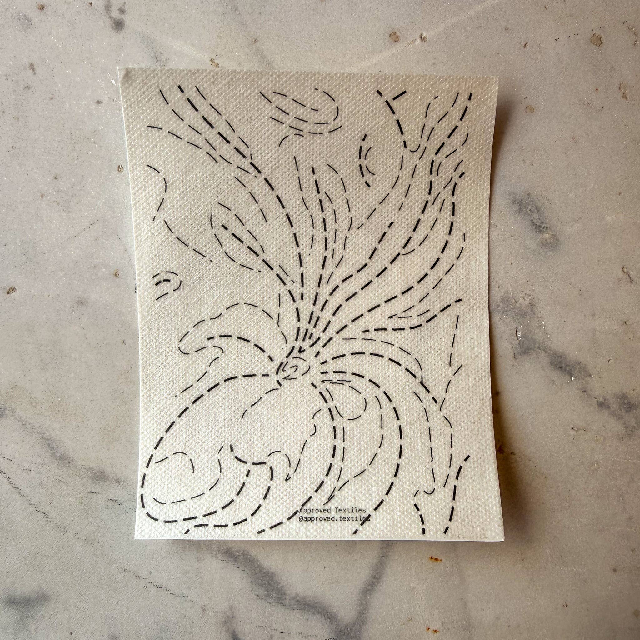 Georgia O'Keeffe Florals Mending + Embellishment Transfer