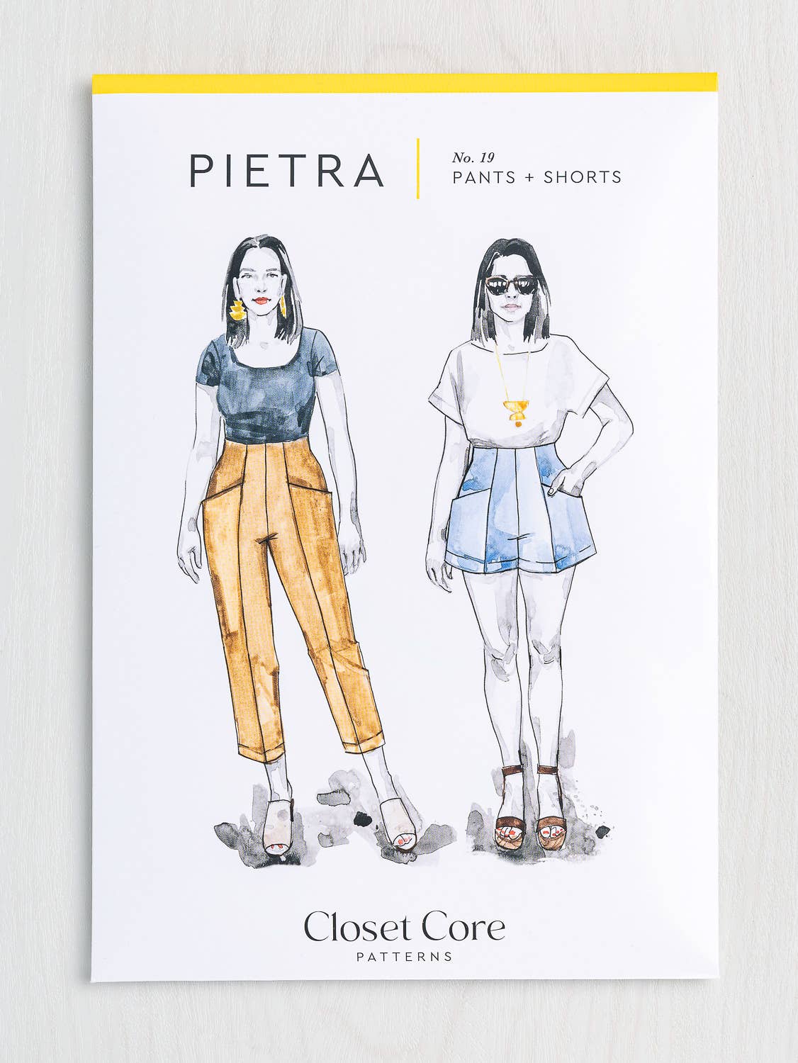 Pietra Pants + Shorts Sewing Pattern