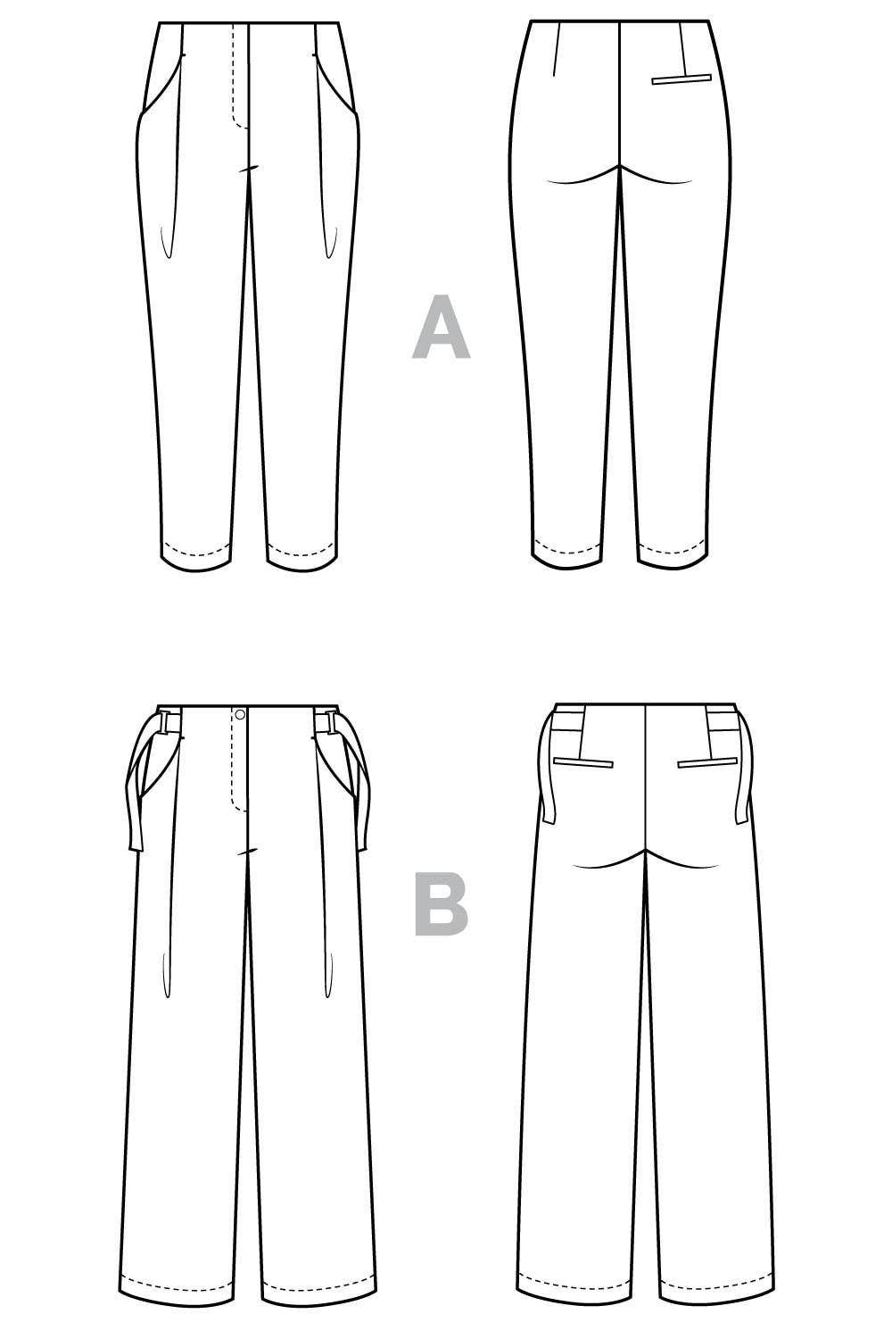 Mitchell Trousers Sewing Pattern