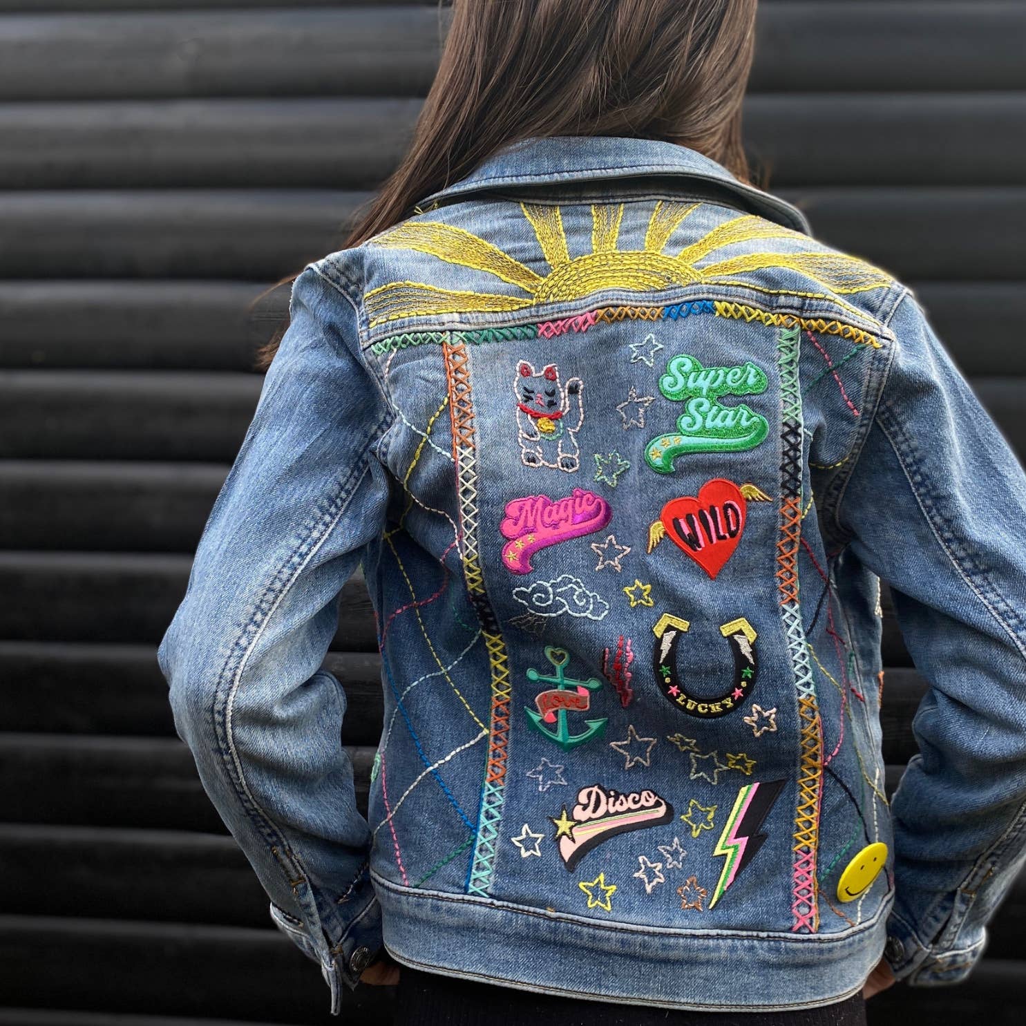 Pencil Iron-On Embroidered Patch