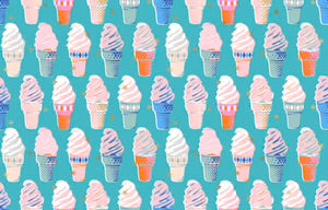 Best Day Ever: Ice Cream - Turquoise Metallic