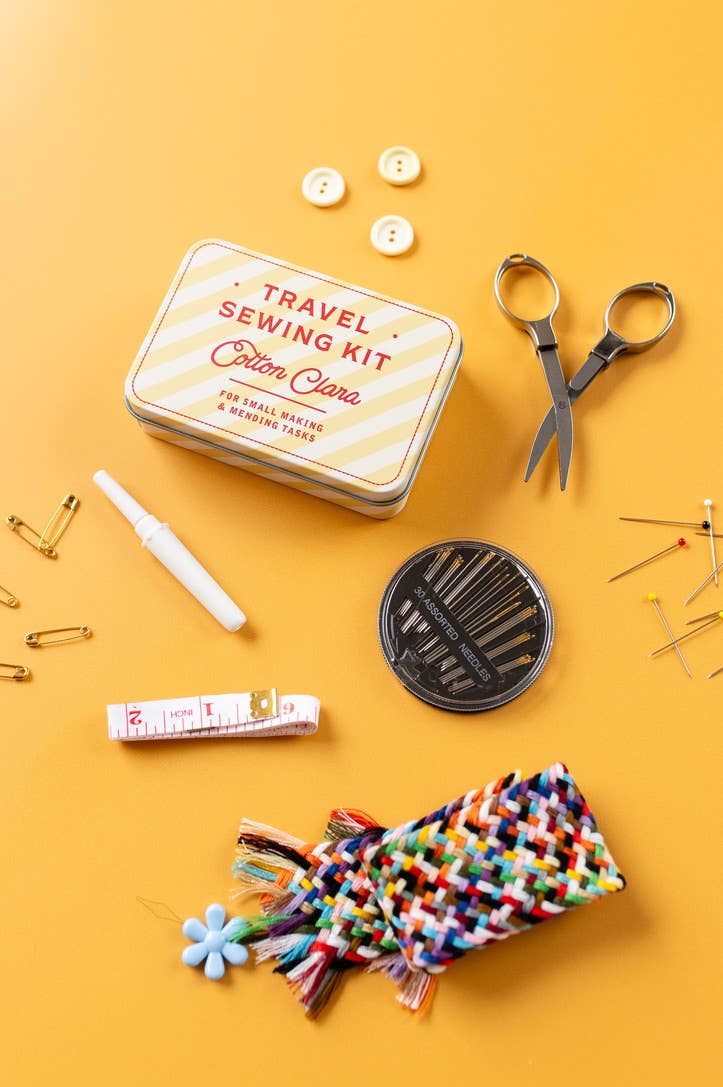 Cotton Clara Craft Kits & Supplies - Travel Sewing Tin Kit
