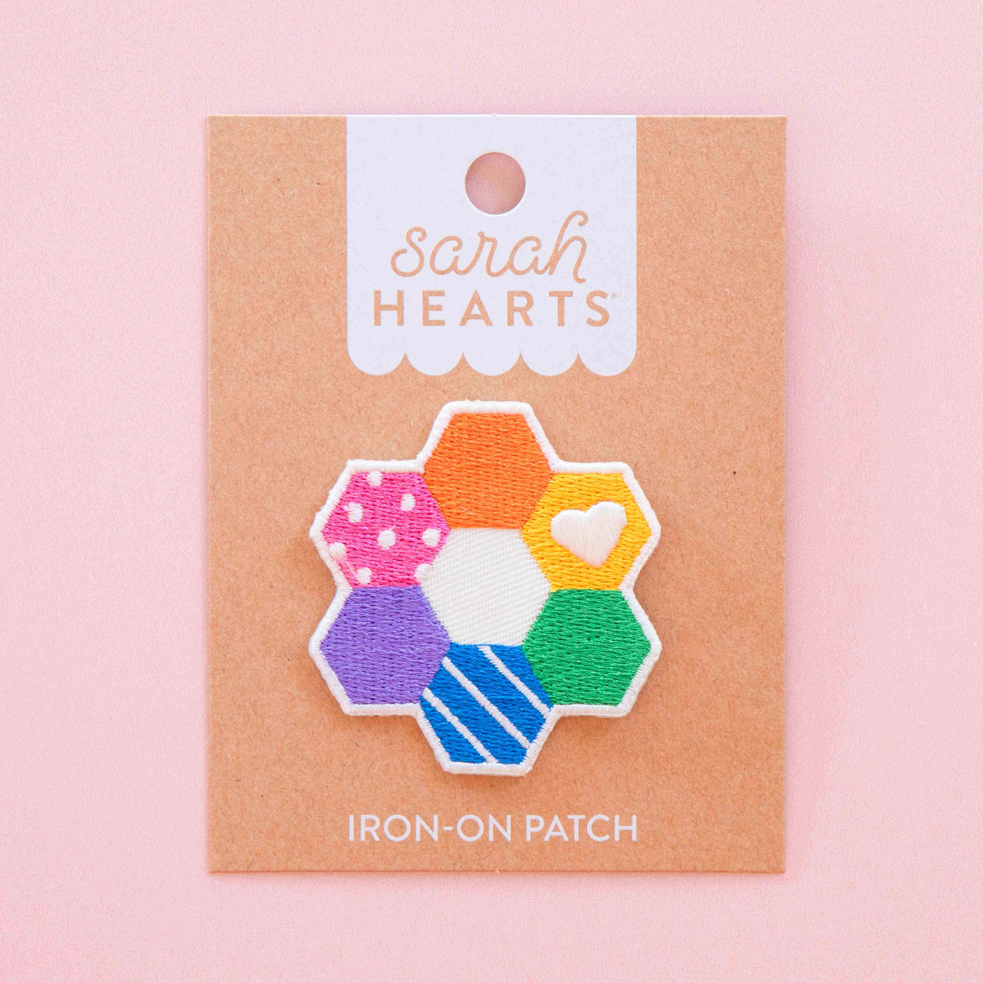 Hexie Quilt Iron-On Patch