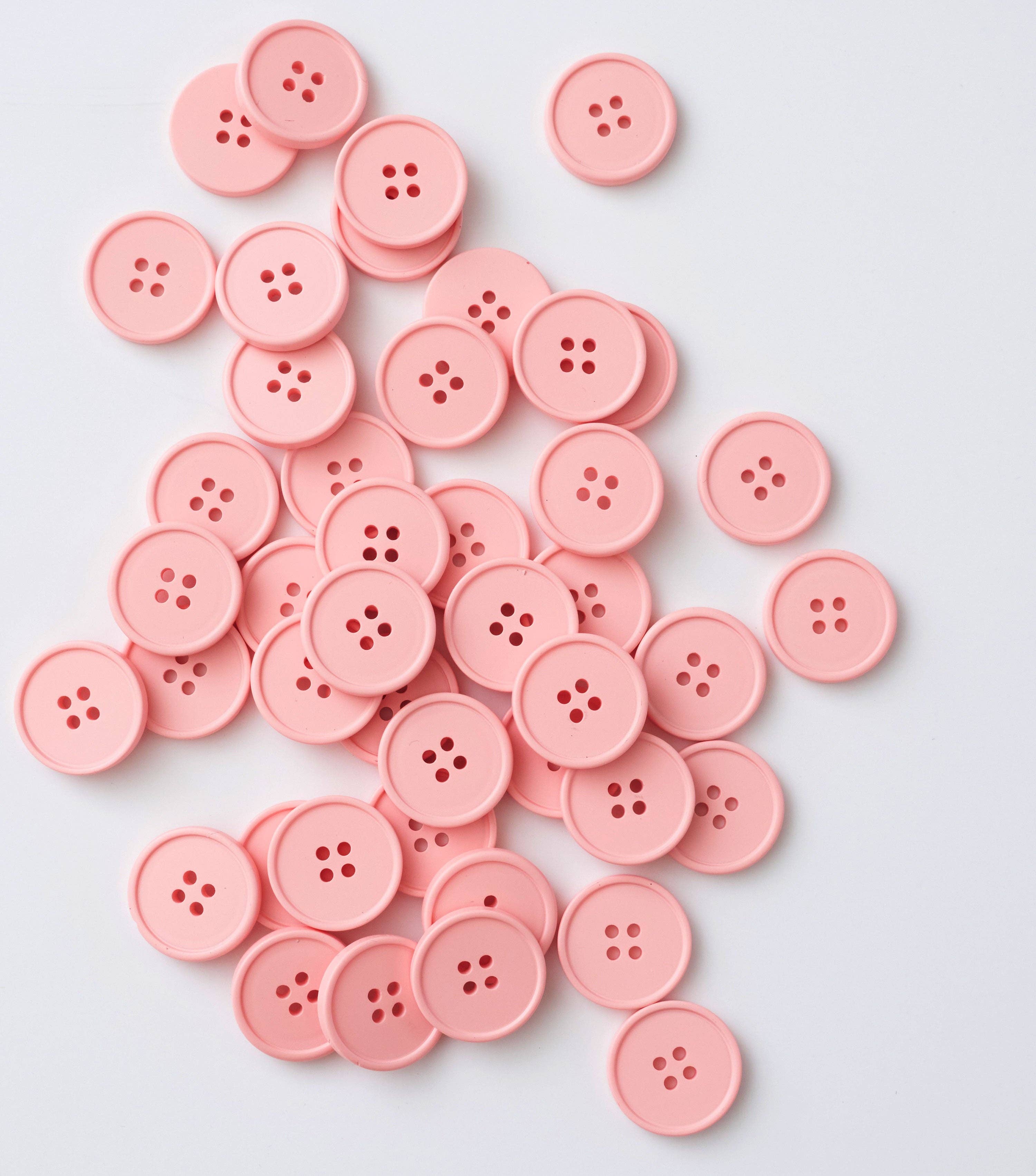 Frosted Retro Buttons: Set of 6