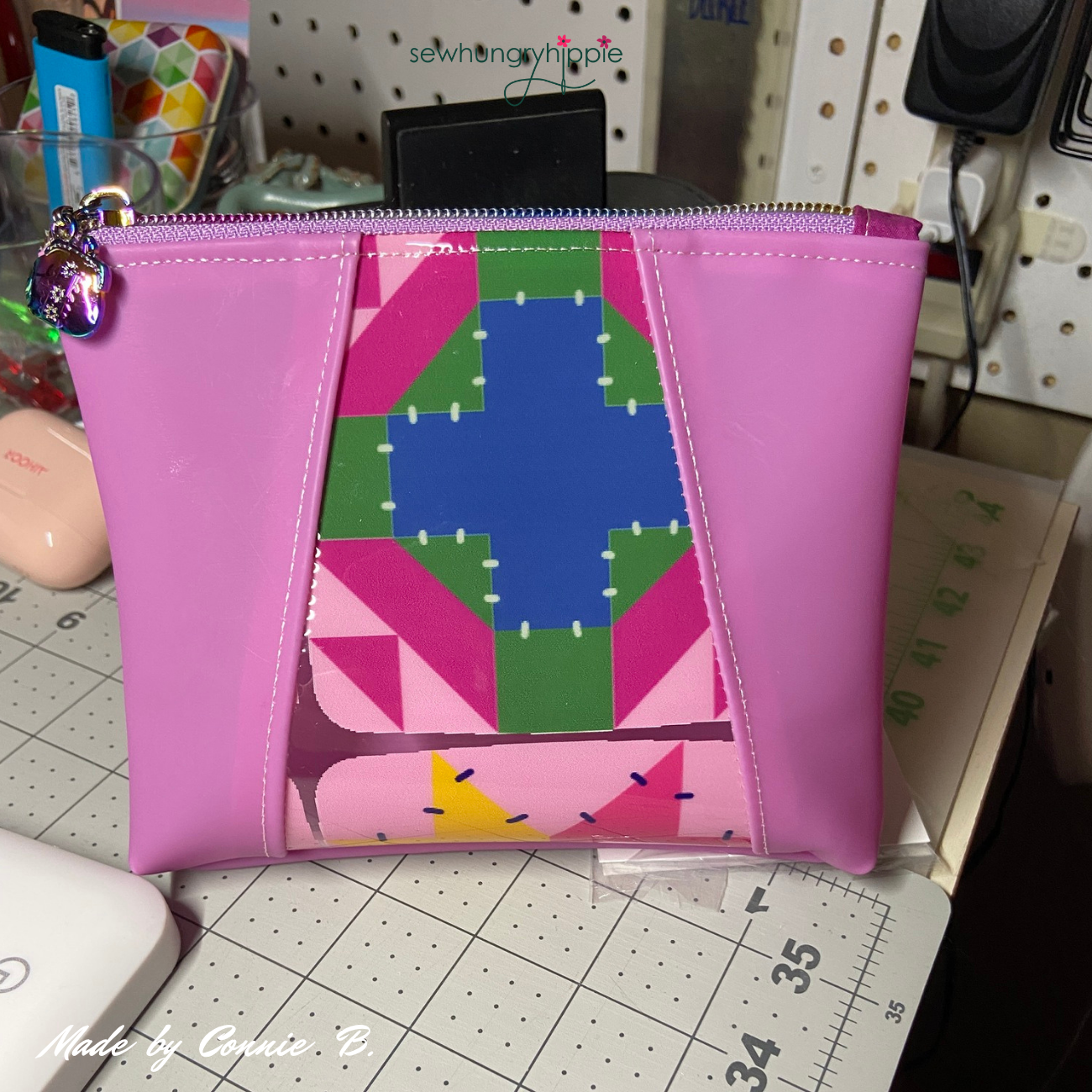 Quilt Blocks Print TPU Vinyl