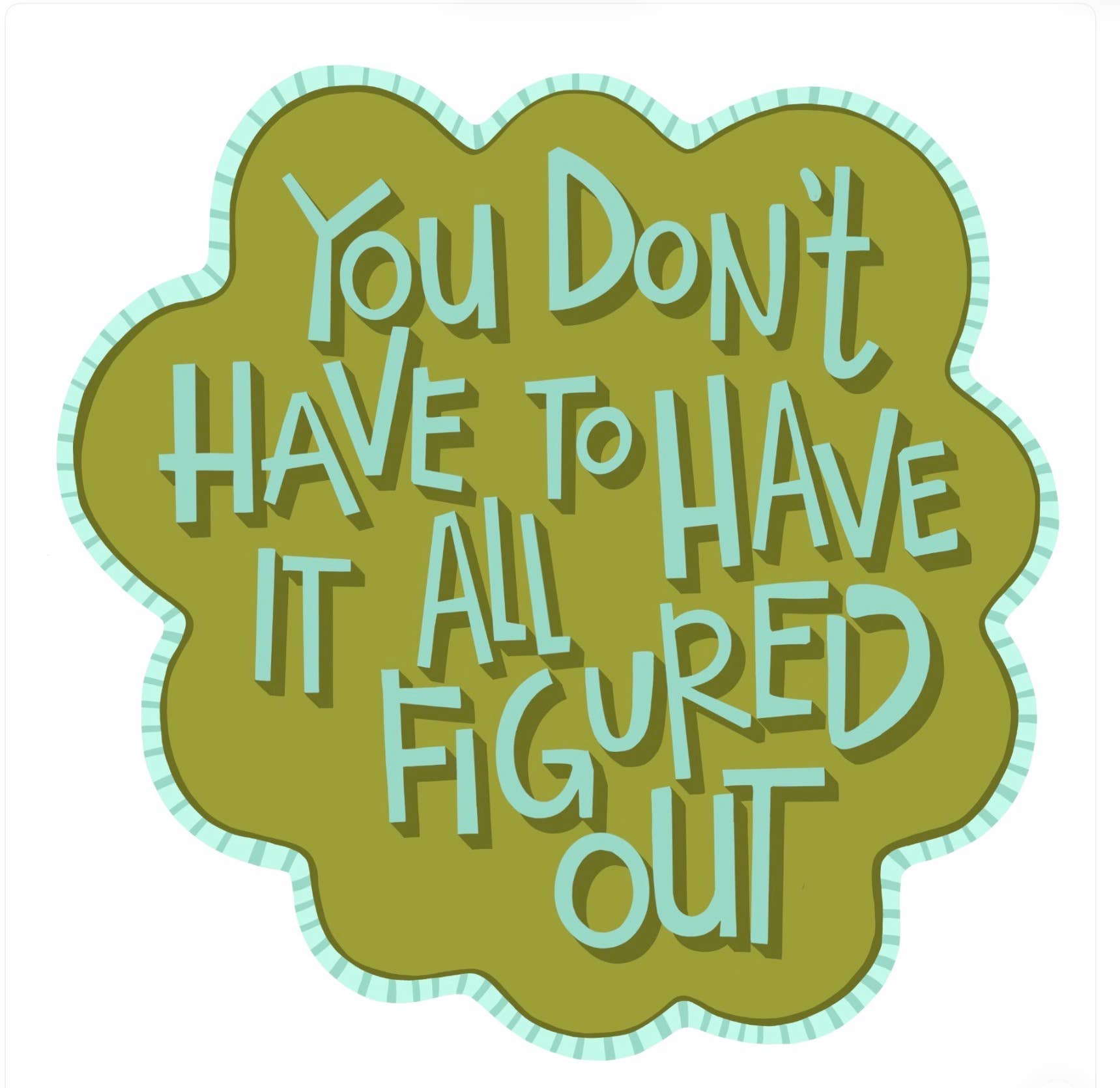 Figured Out - Sticker Unpackaged  