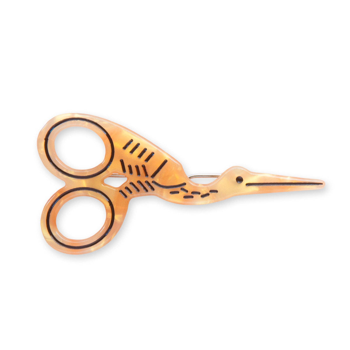 Sarah Hearts - Stork Scissors Hair Clip