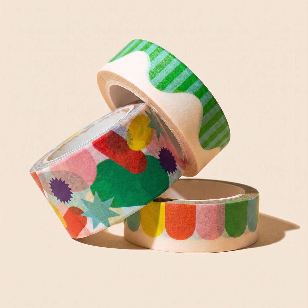 paper&stuff - Rainbow Scallop Washi Tape