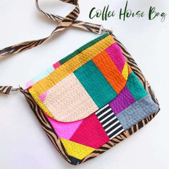 Coffee House Bag Printed Sewing Pattern