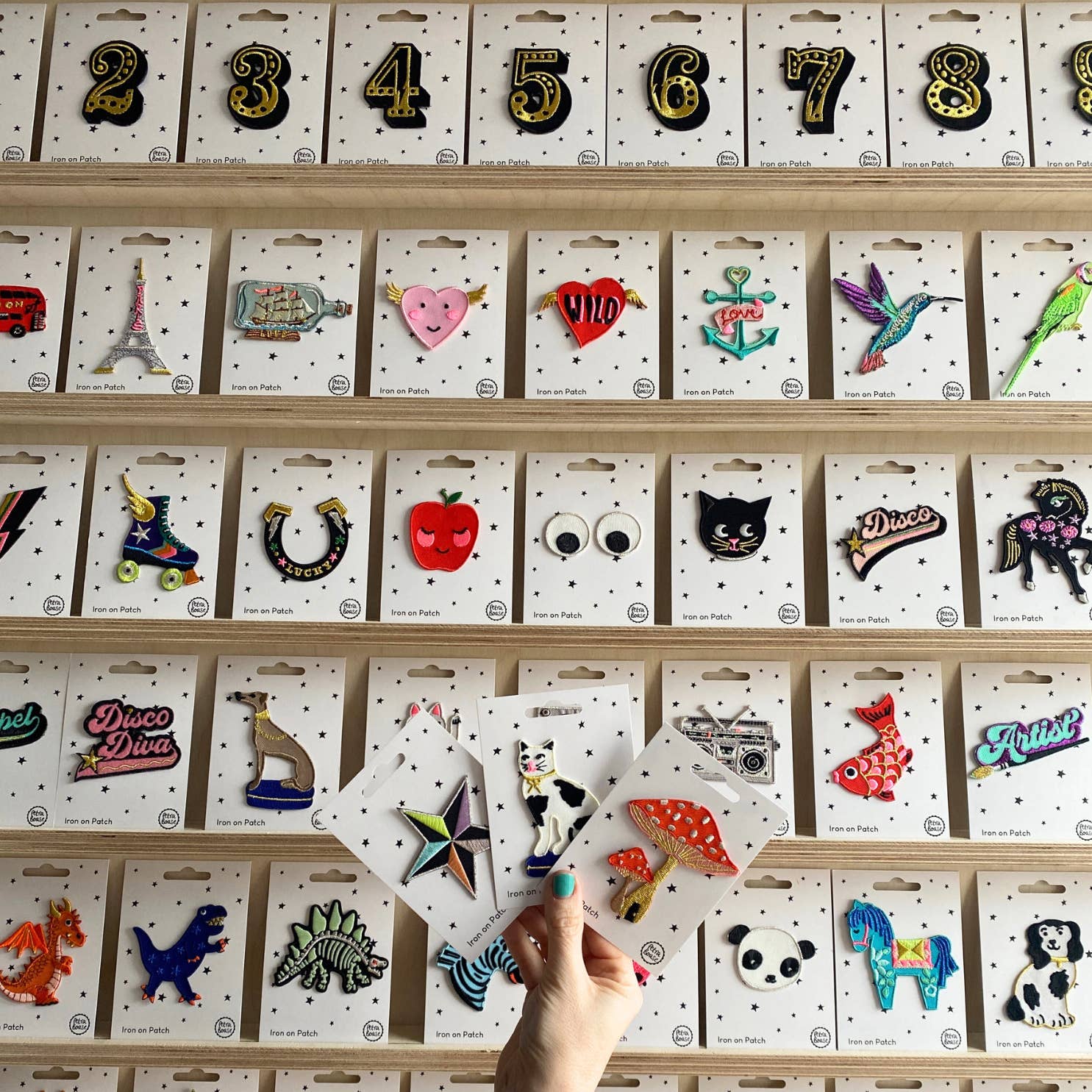 Sunshine Iron-On Embroidered Patch