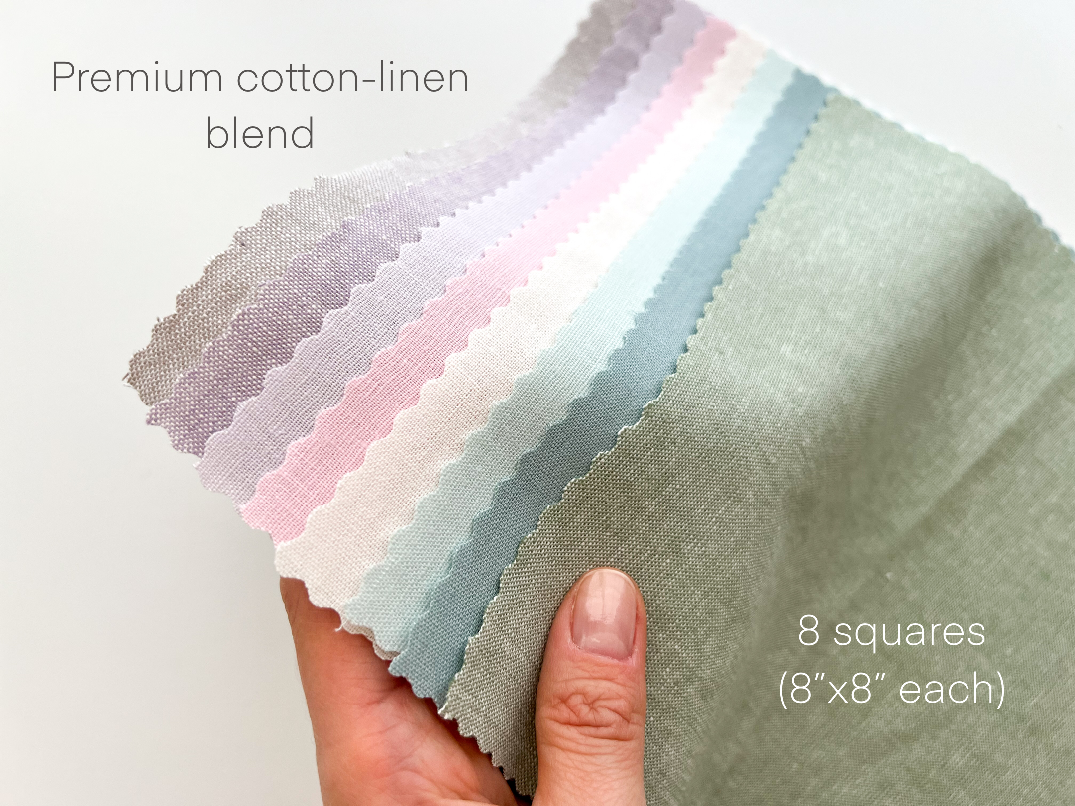 Embroidery Fabric Bundle – Linen Blend