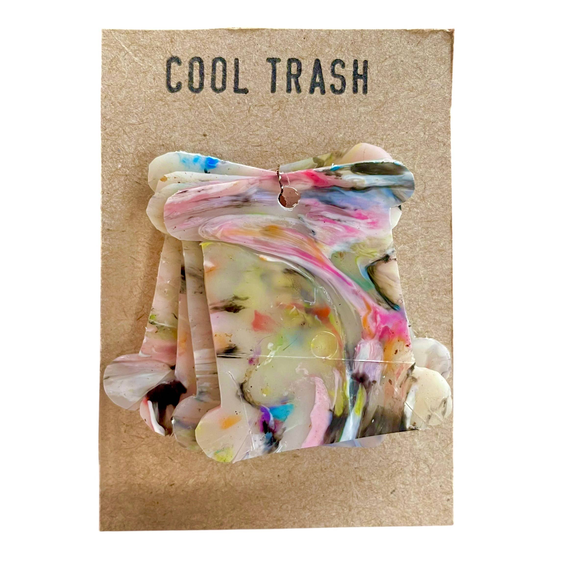 Recycled Plastic Embroidery Floss Bobbins 5pack