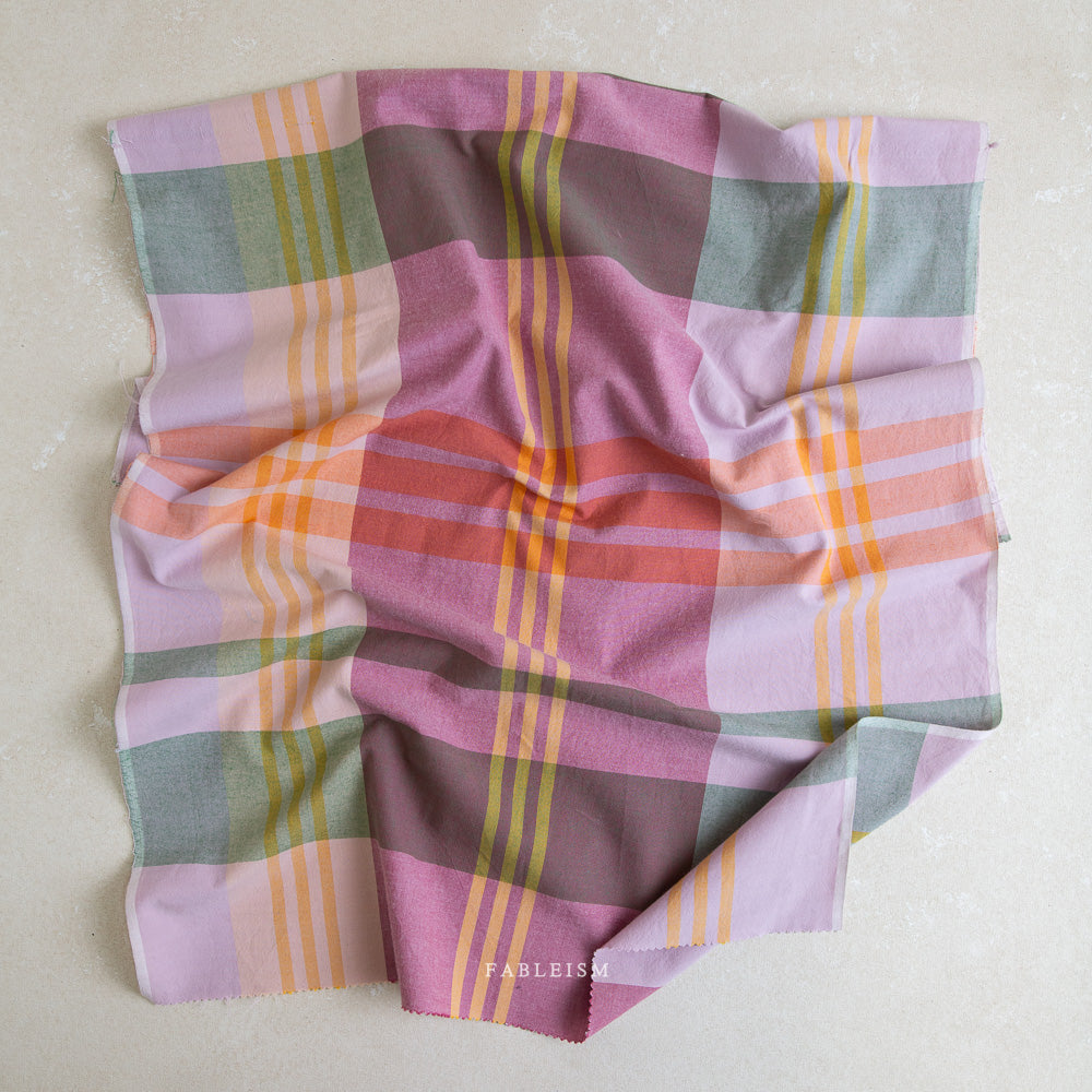 Lumiere: House Dress in Amaranth Fields