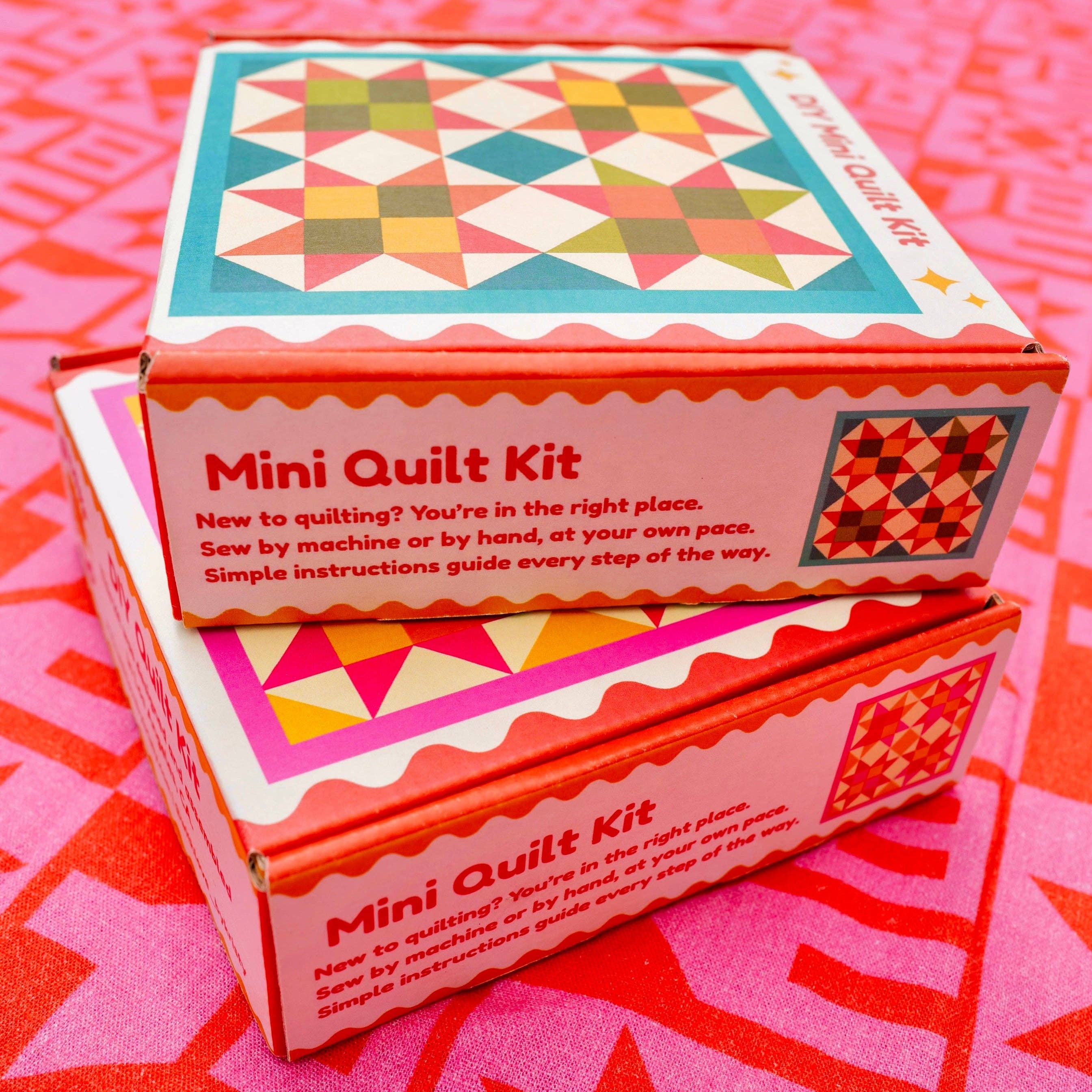 With Love by Kristy - Mini Quilt Kits - Pink