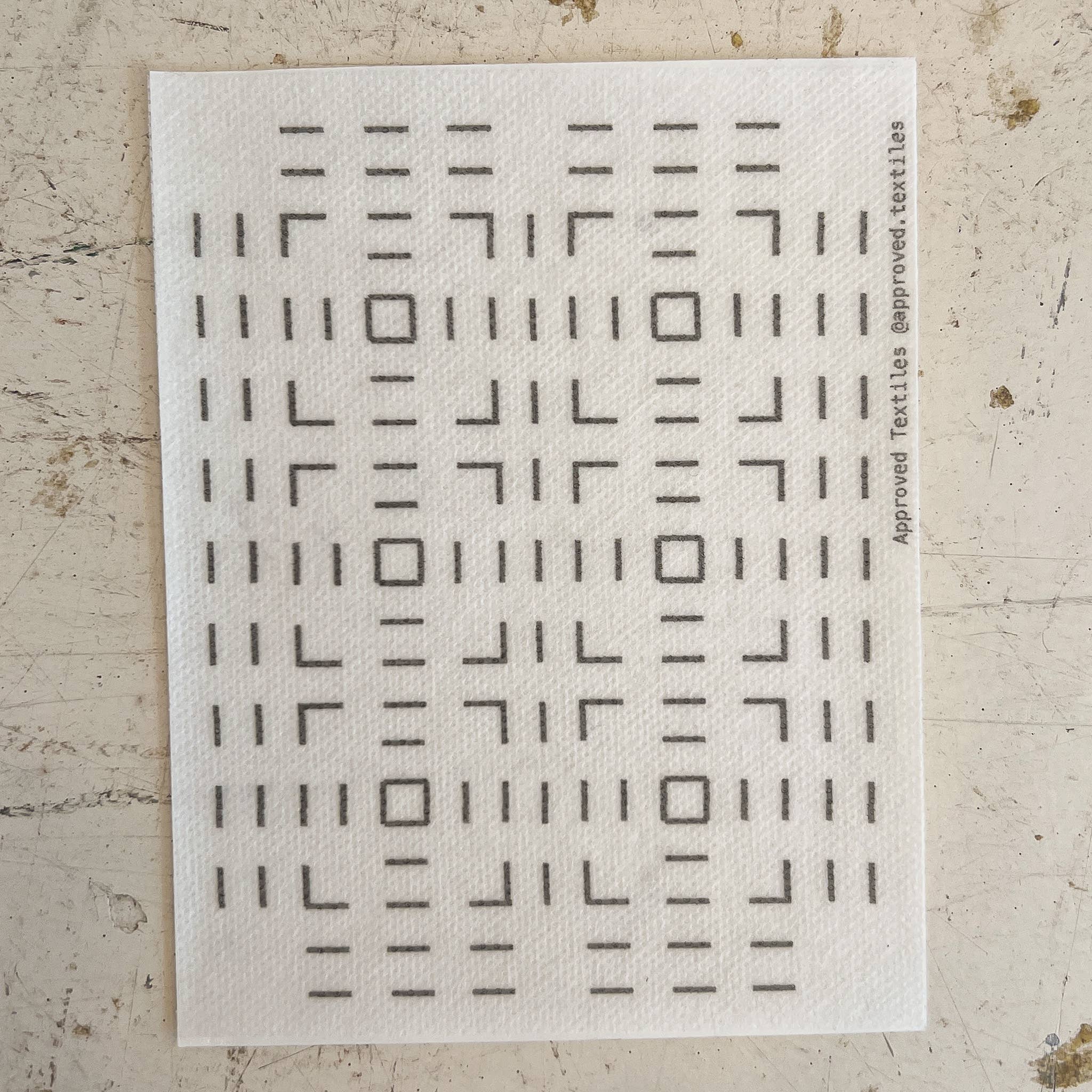 Large Squares - Minimal Mending + Embellishment Transfer