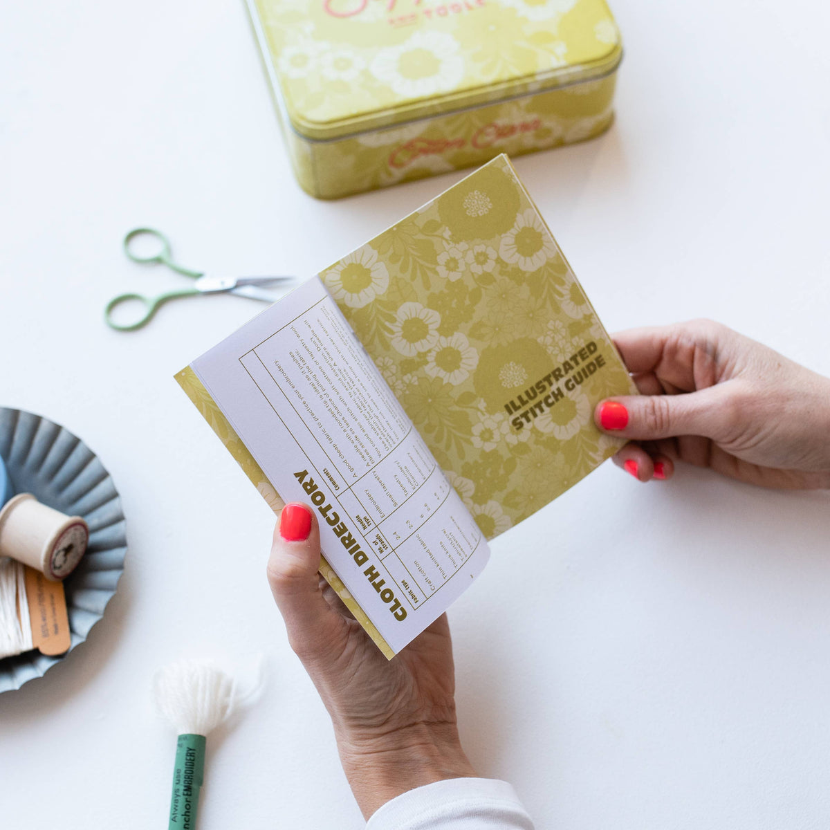 Cotton Clara Craft Kits & Supplies - Beginner's Guide to Embroidery Booklet