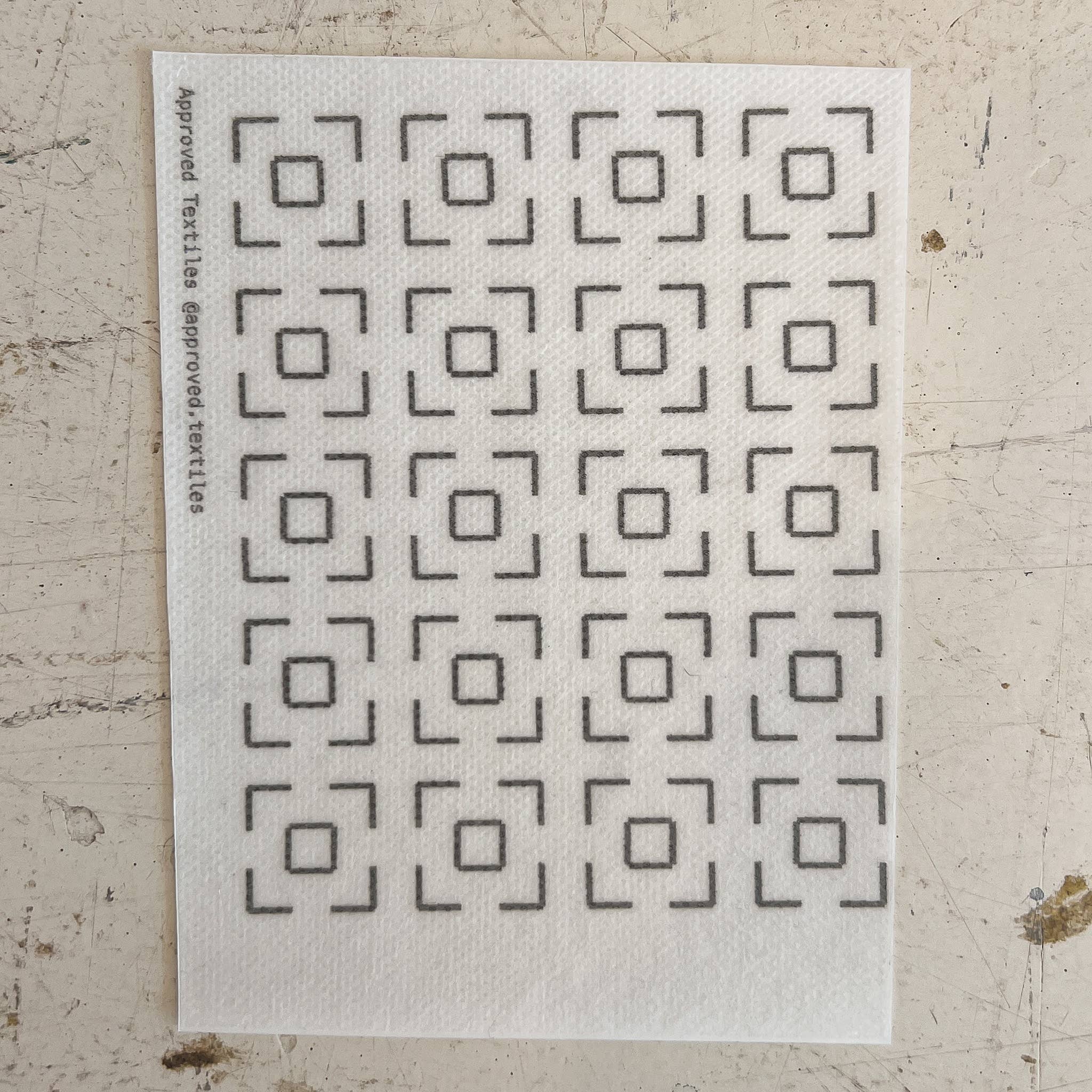 Large Squares - Minimal Mending + Embellishment Transfer