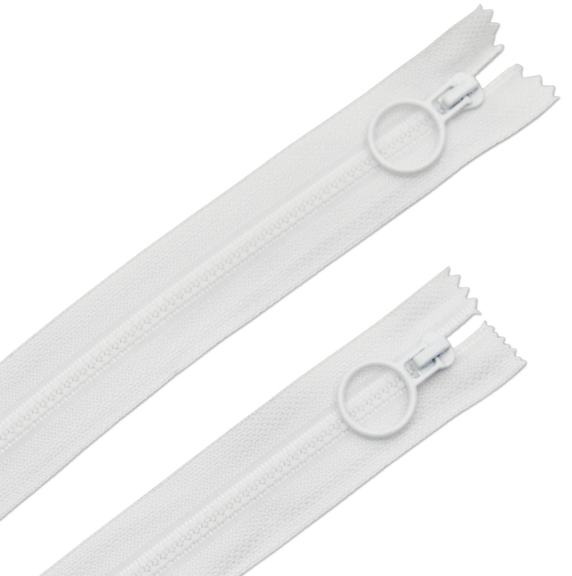 8" Hoop Pull Zippers Assorted Colors