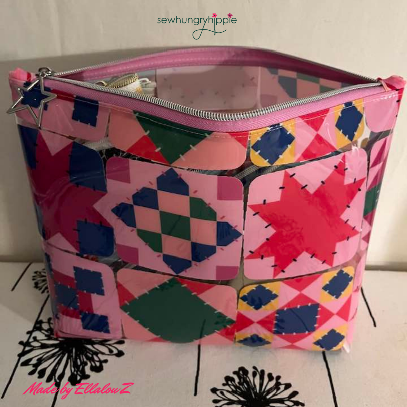 Quilt Blocks Print TPU Vinyl