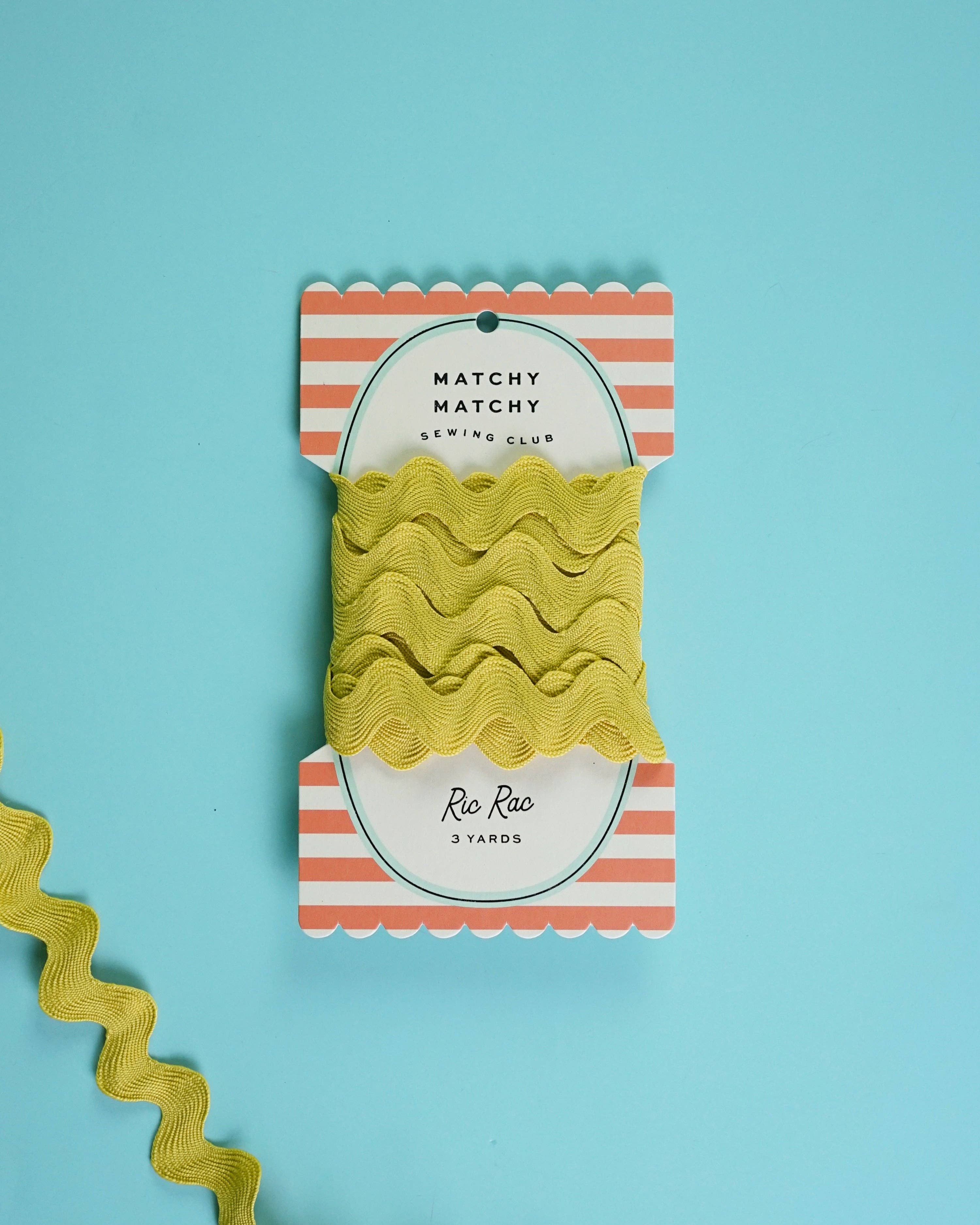 Citron Big Ric Rac: 3 yards