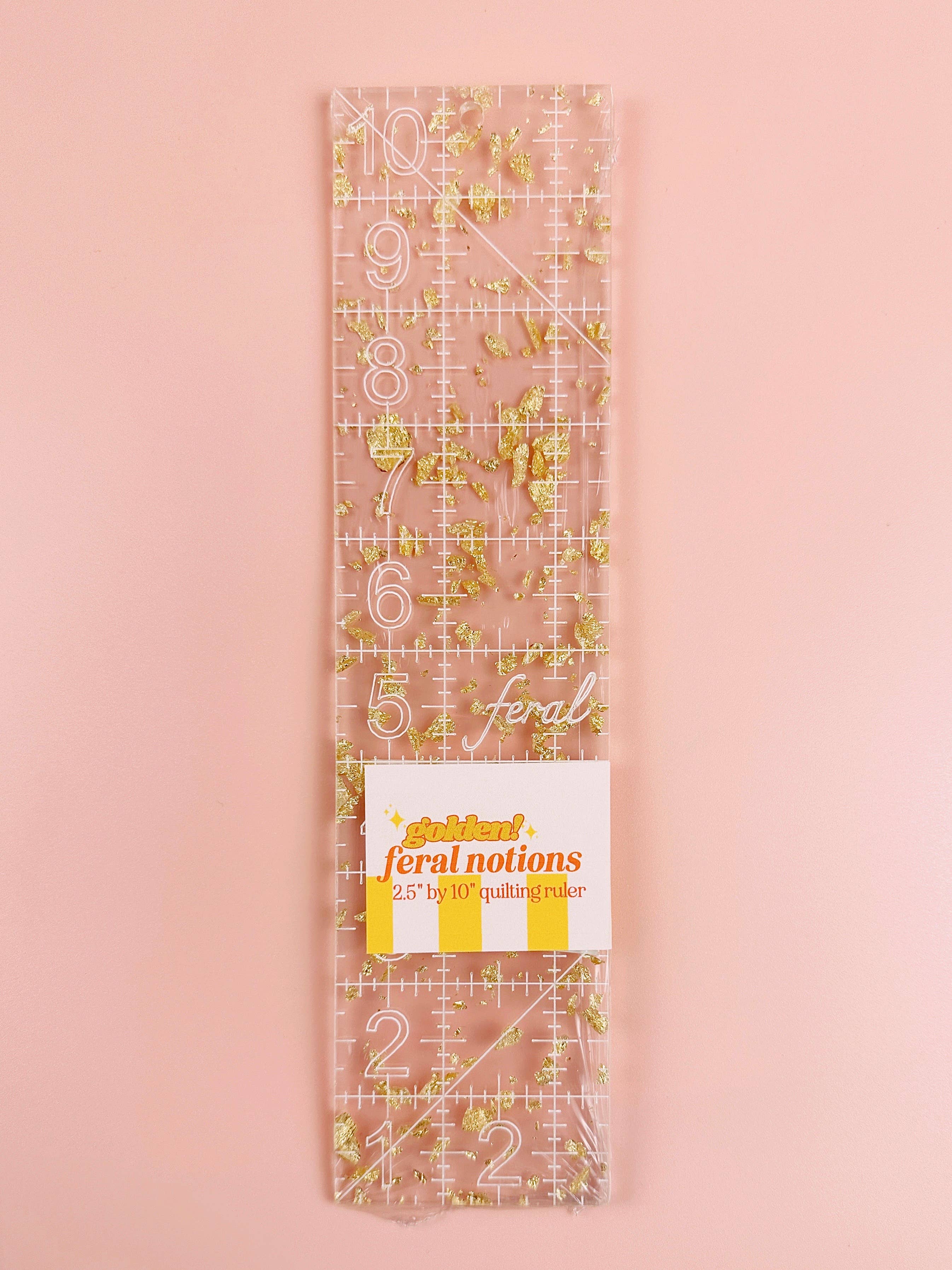 2.5” by 10” Quilting Ruler