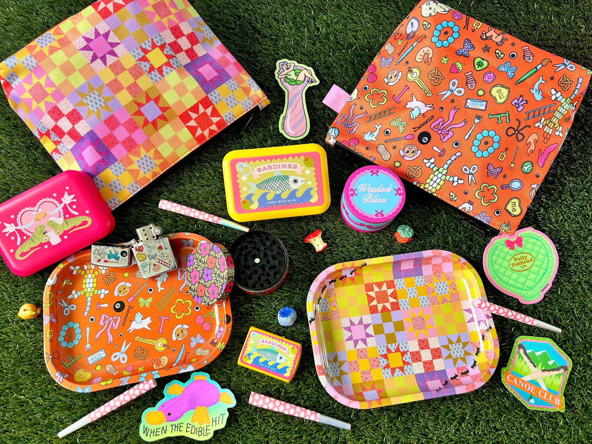 The Peach Fuzz - Small Patchwork Quilt Tray