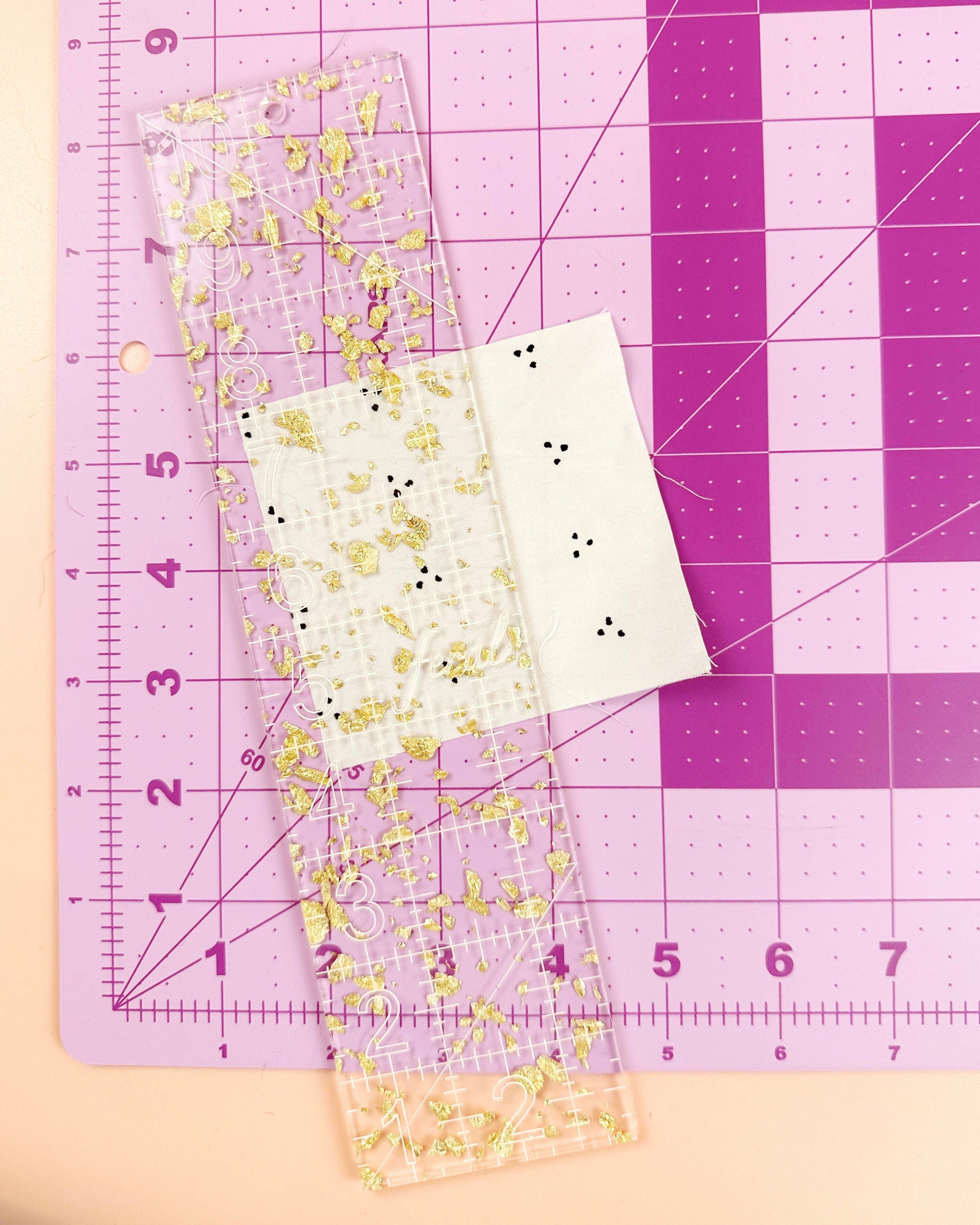 2.5” by 10” Quilting Ruler