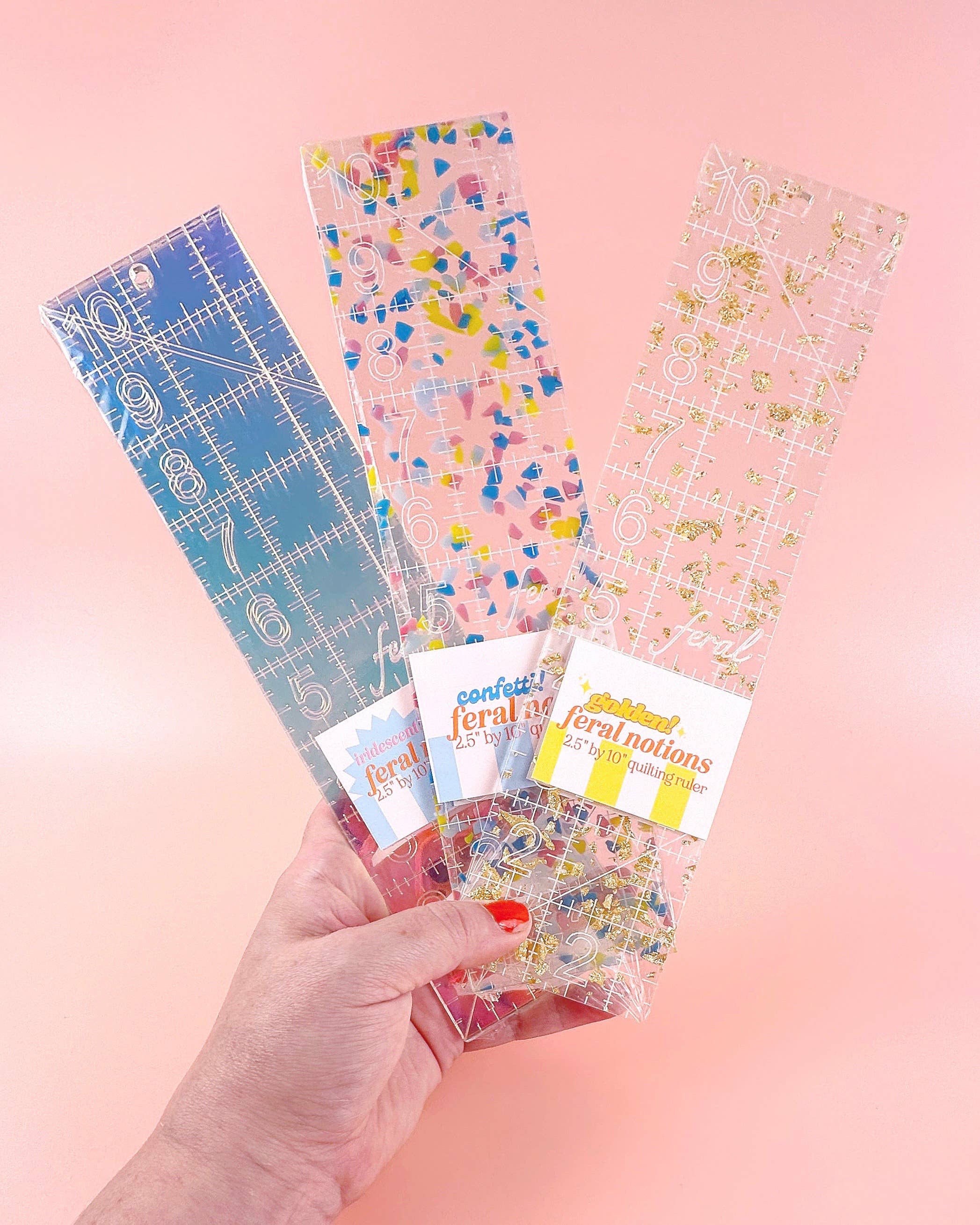 2.5” by 10” Quilting Ruler