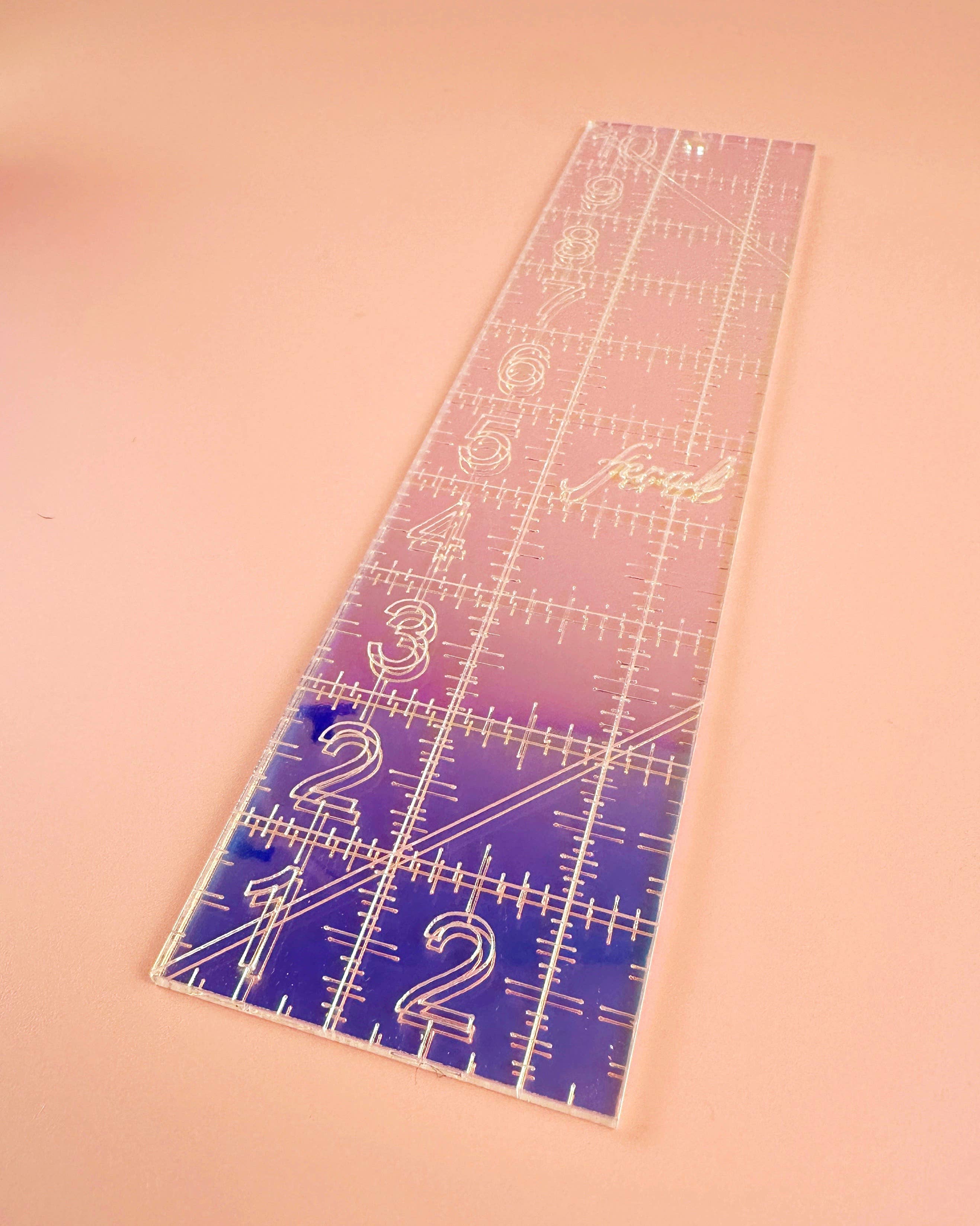 2.5” by 10” Quilting Ruler