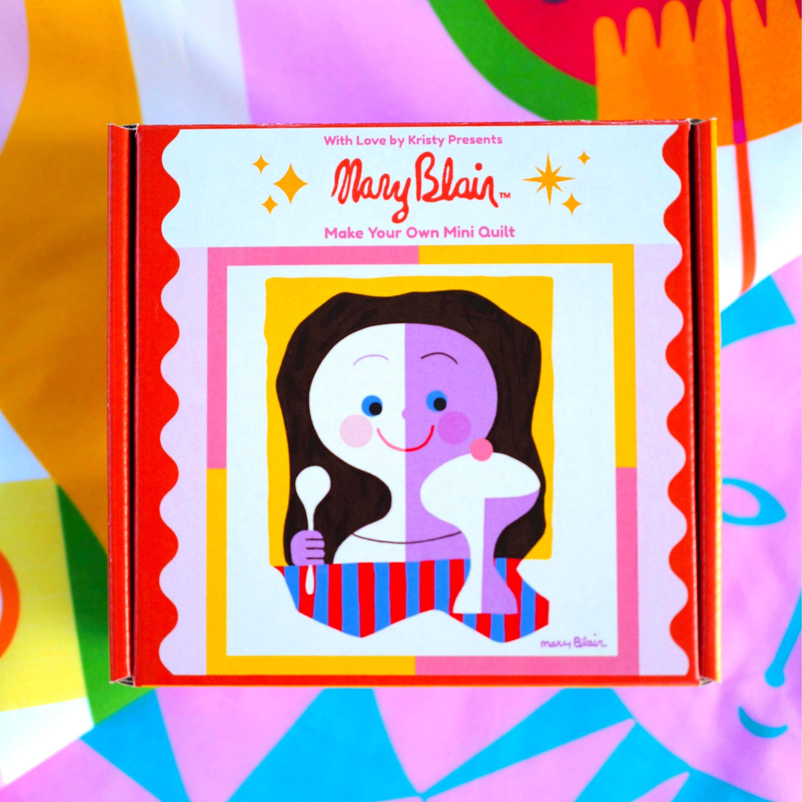 With Love by Kristy - Mary Blair™ Ice Cream Girl Mini Quilt Kit