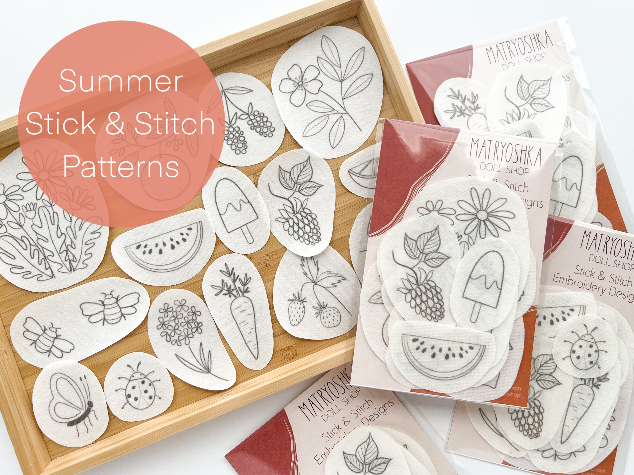 Summer Vibes - Stick & Stitch Embroidery Designs