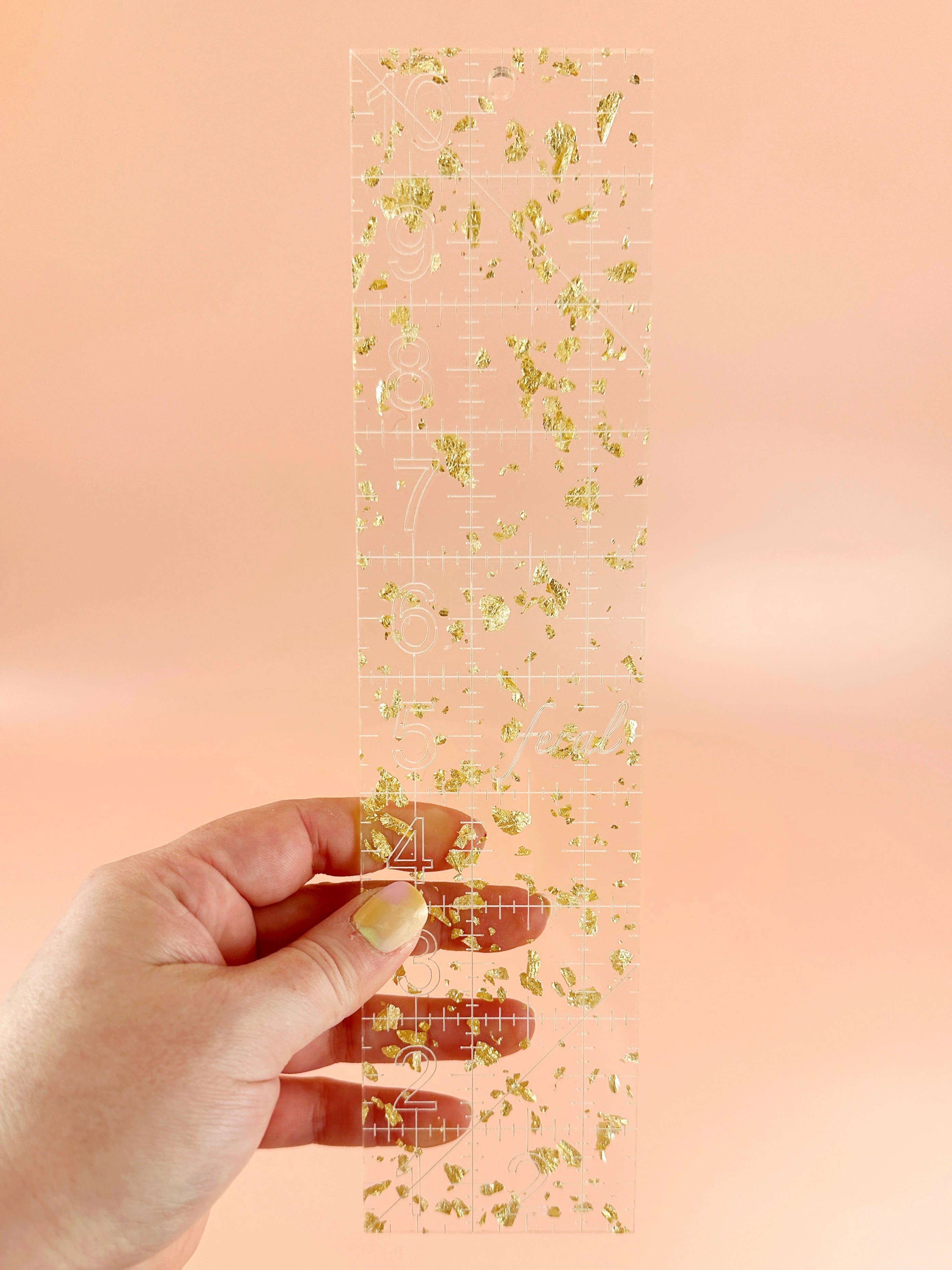 2.5” by 10” Quilting Ruler