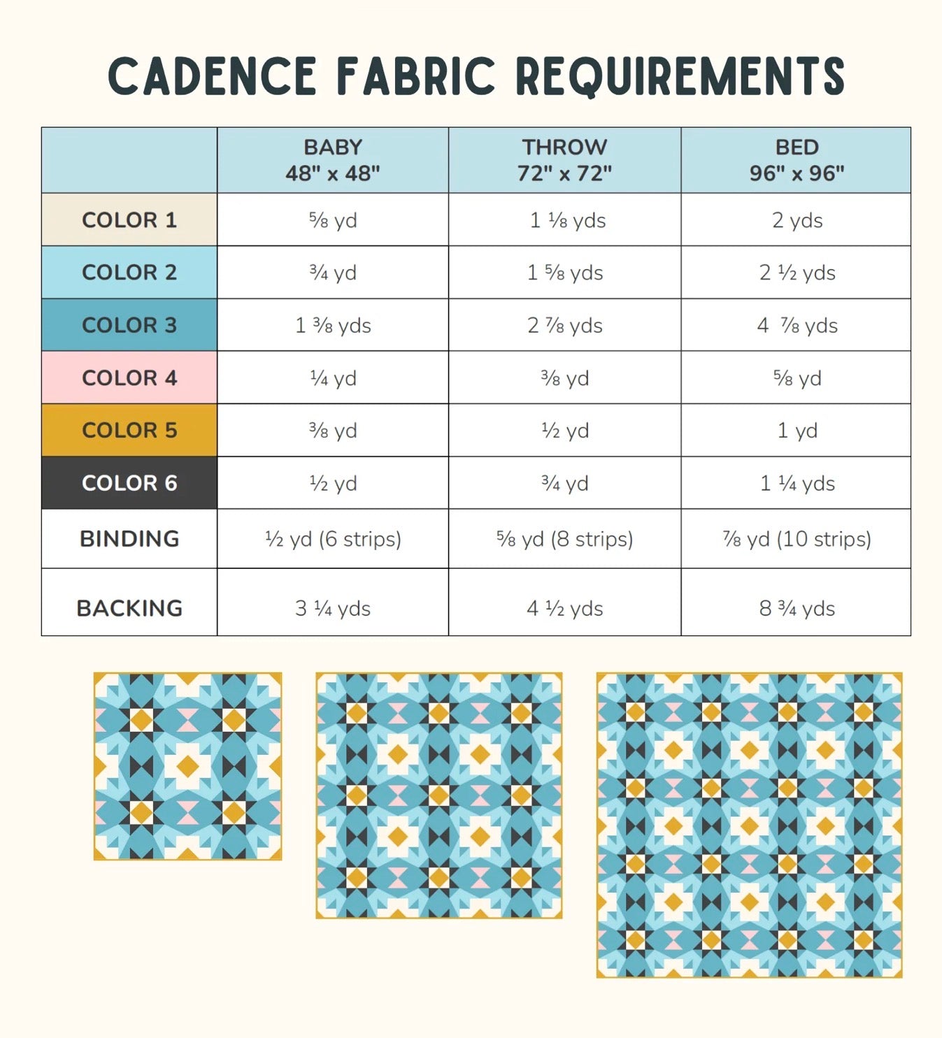 Cadence Quilt Pattern