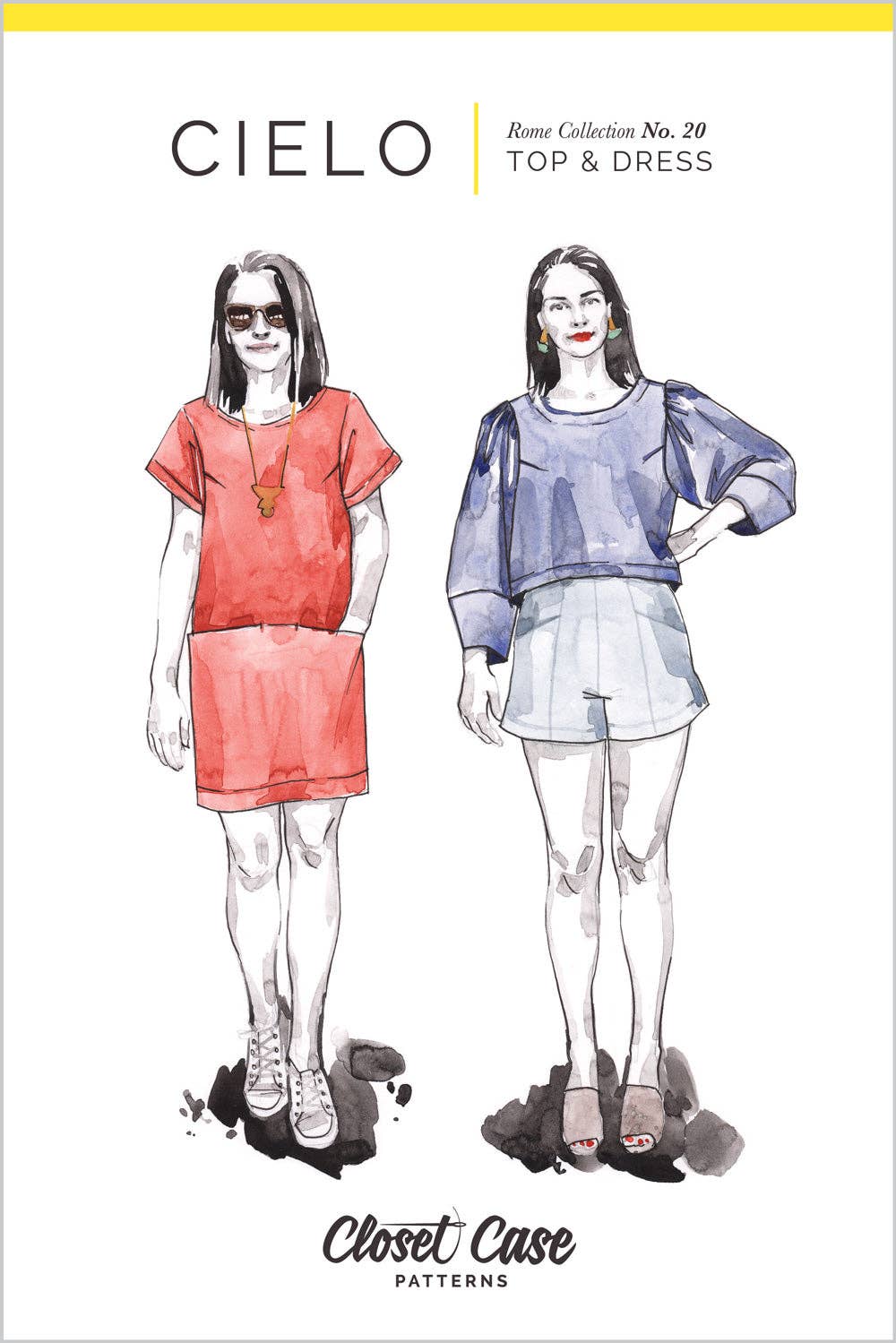 Cielo Top + Dress Sewing Pattern