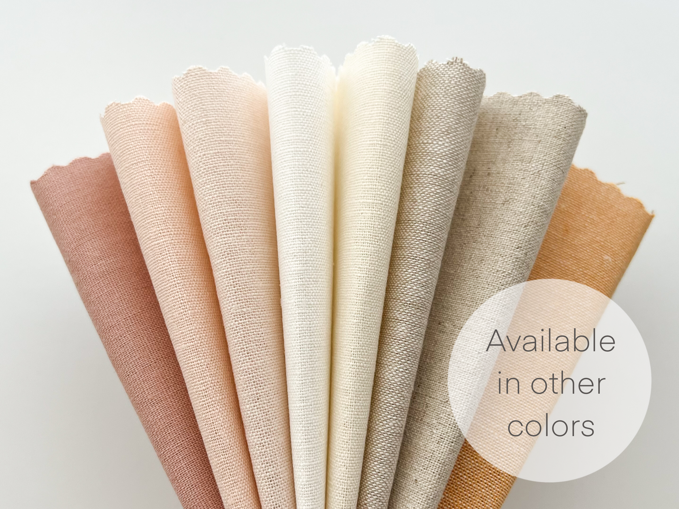 Embroidery Fabric Bundle – Linen Blend