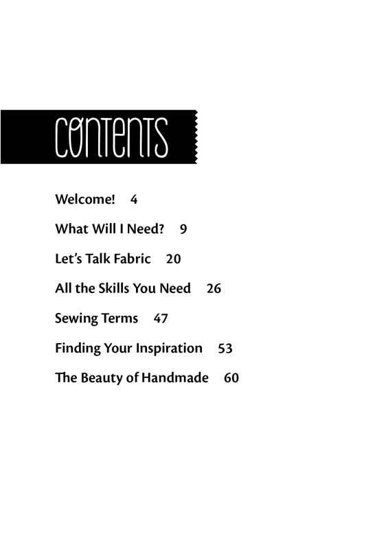 Sewing for Beginners Handy Pocket Guide by Annabel Wrigley