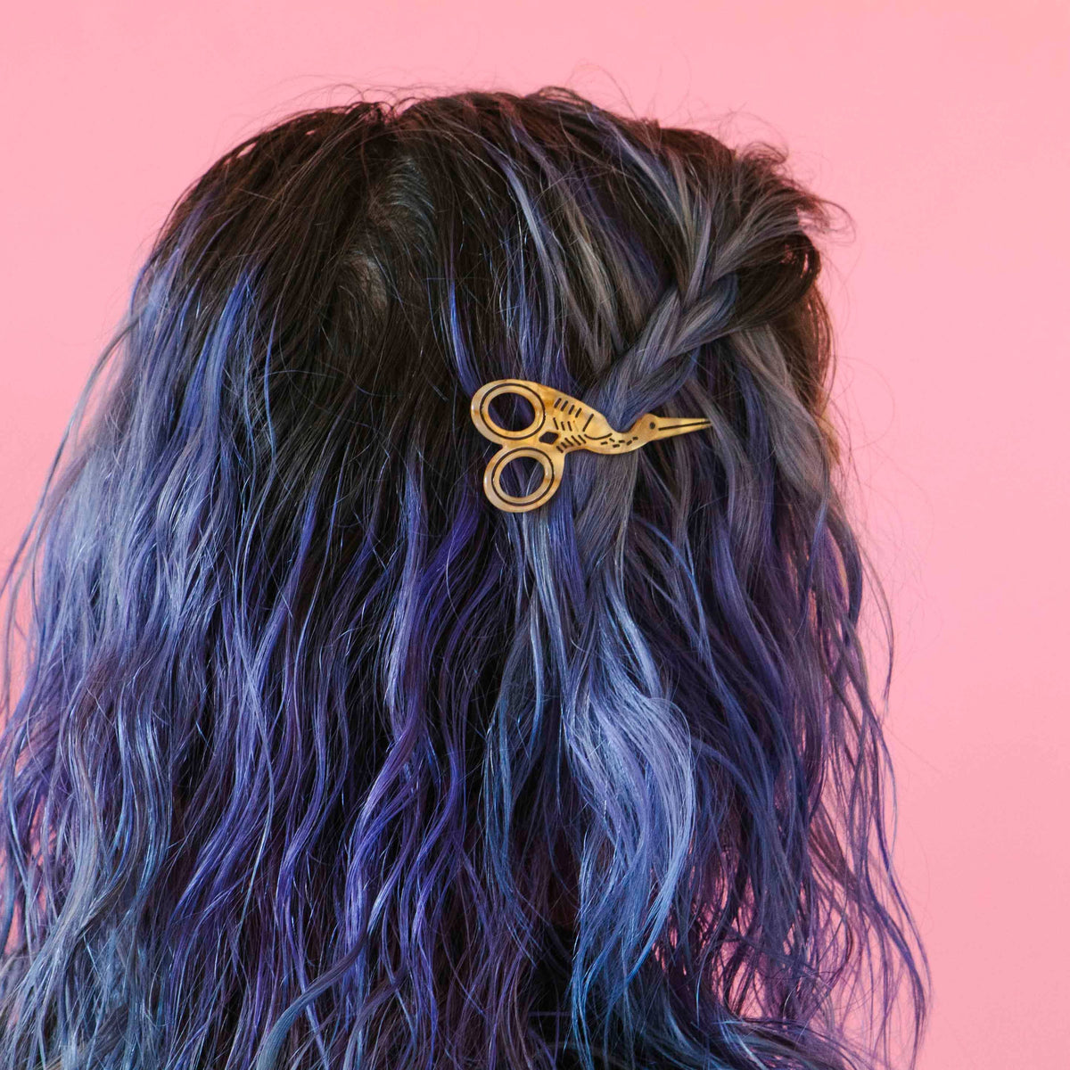 Sarah Hearts - Stork Scissors Hair Clip
