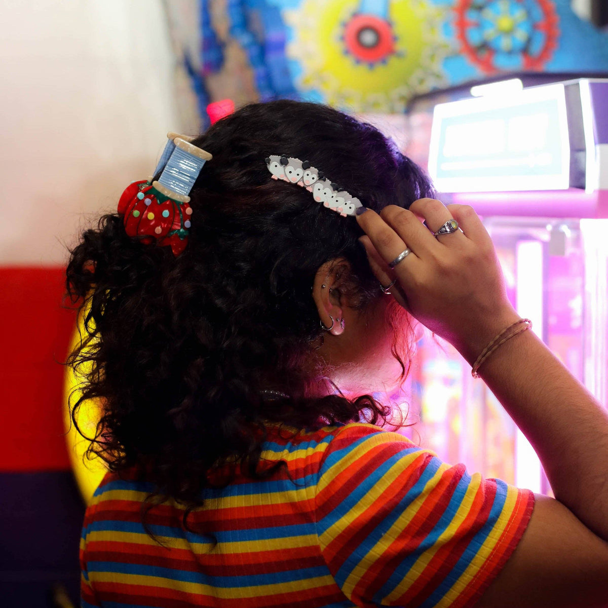 The Peach Fuzz - Pin Cushion Hair Claw
