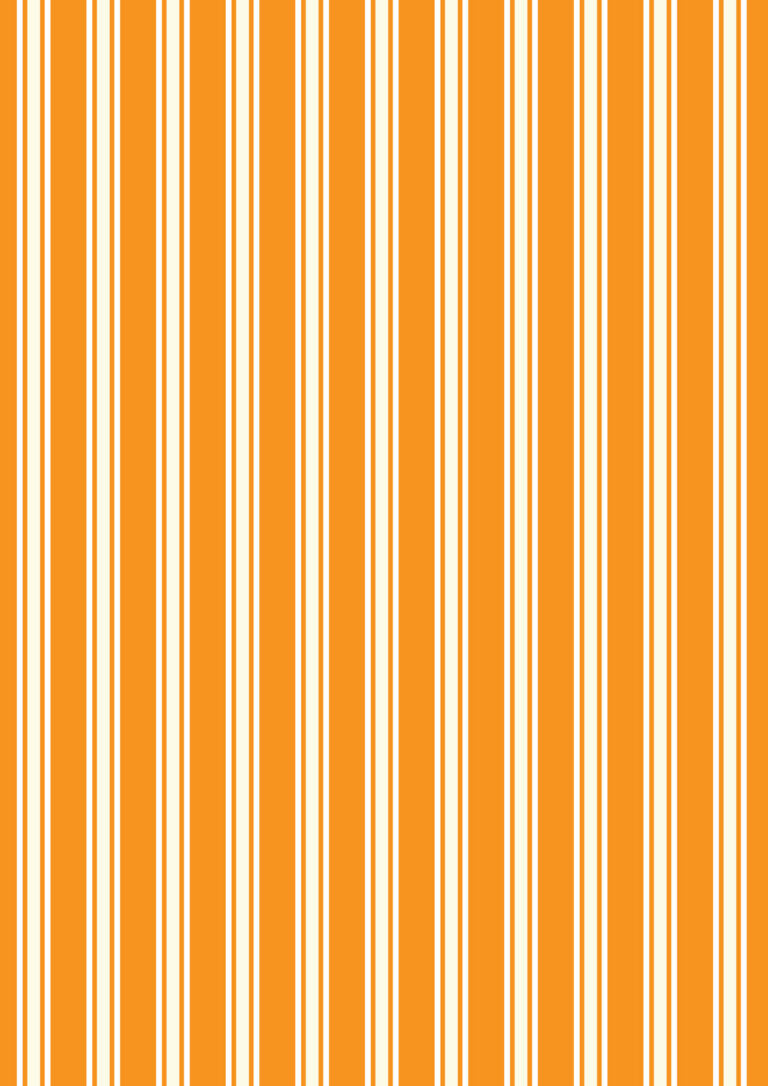 Terrifying ticking stripe on halloween orange (glow) - A883A
